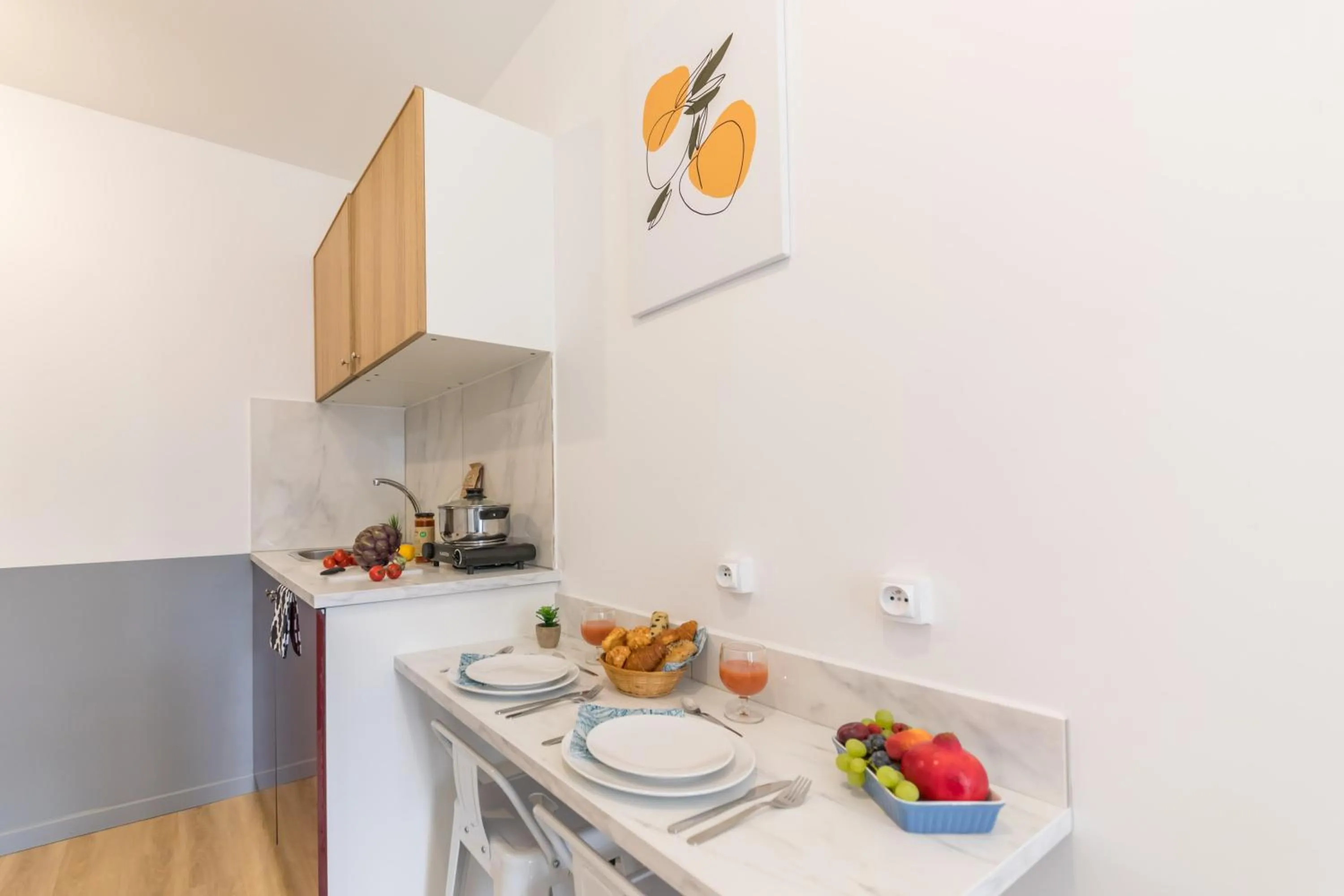 Kitchen or kitchenette in WS Tour Eiffel - Saint-Charles