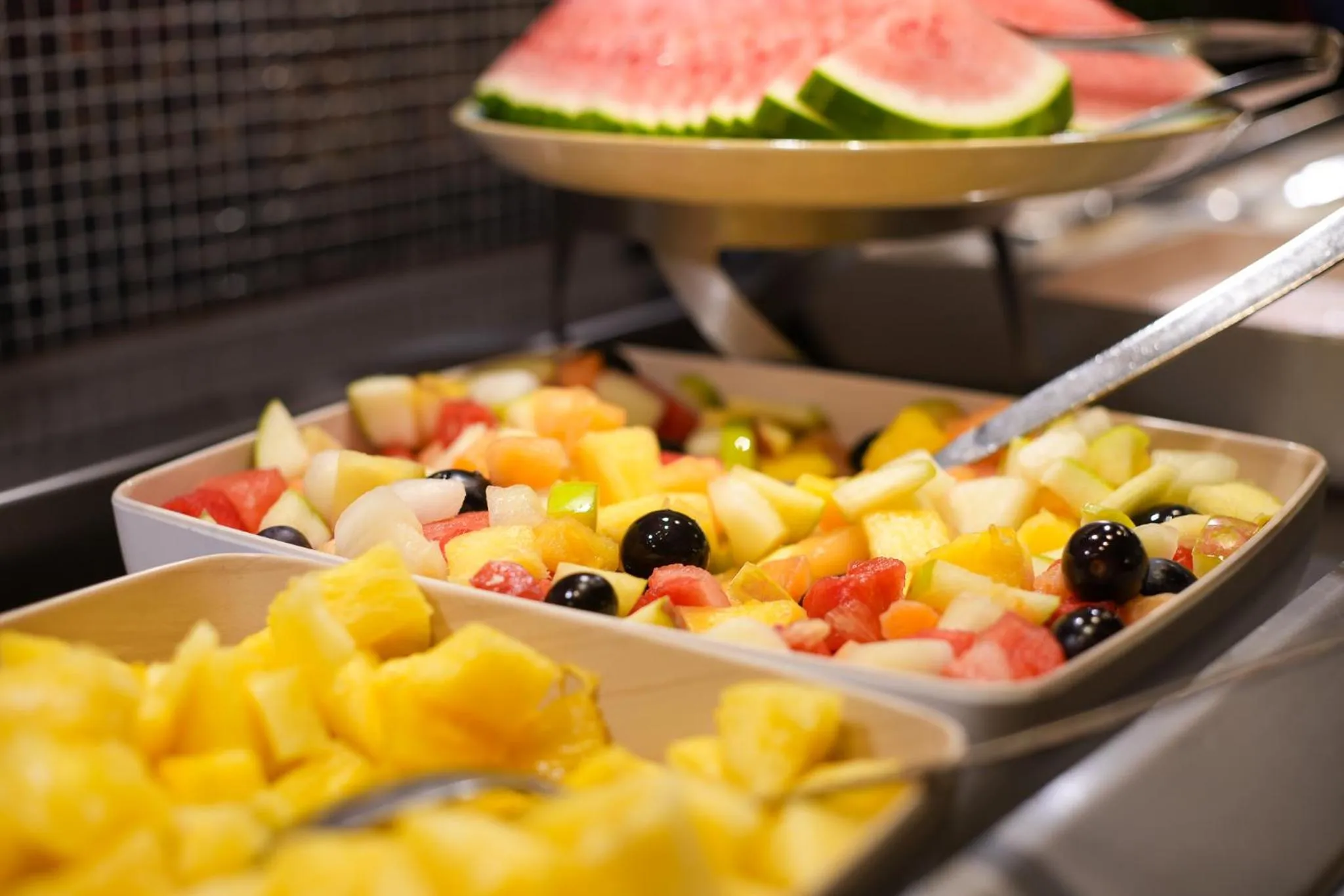 Buffet breakfast in Radisson Blu Hotel Dortmund