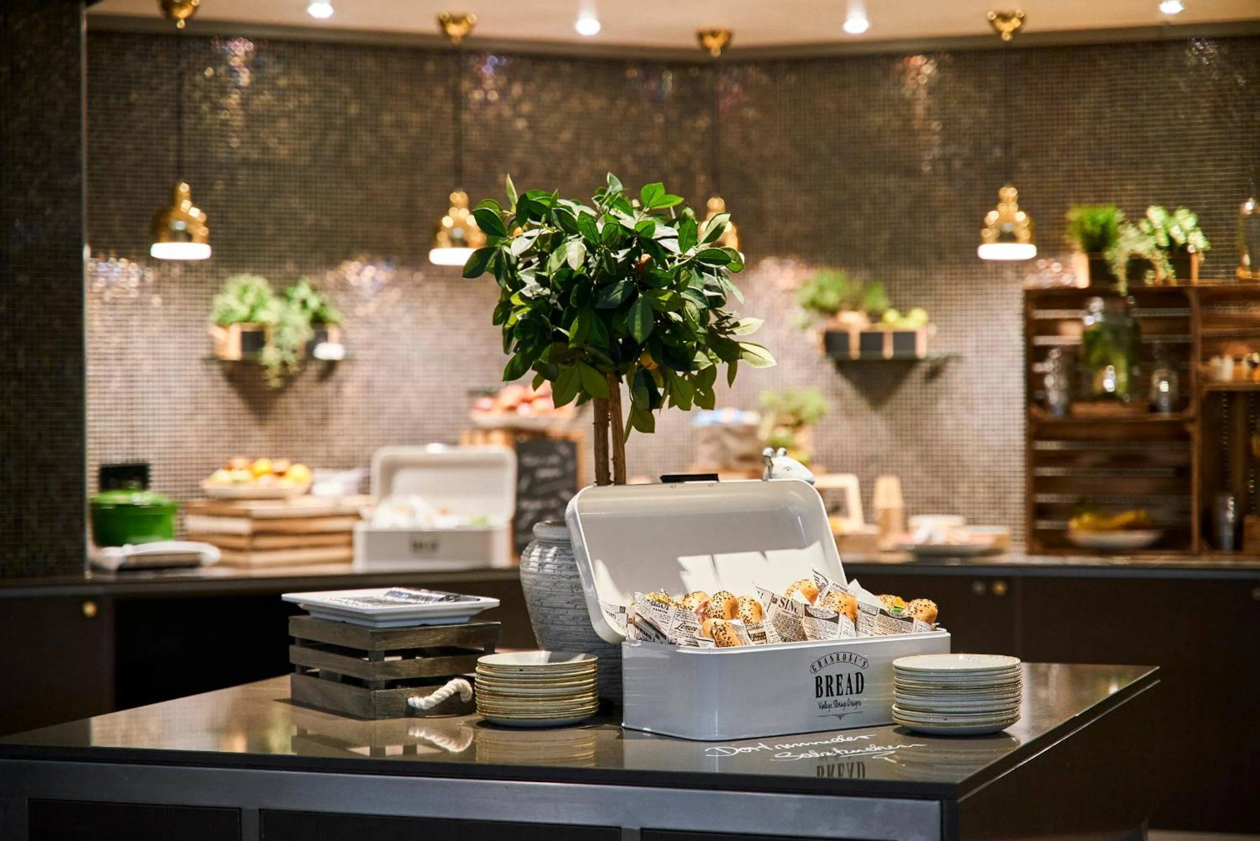 Buffet breakfast in Radisson Blu Hotel Dortmund