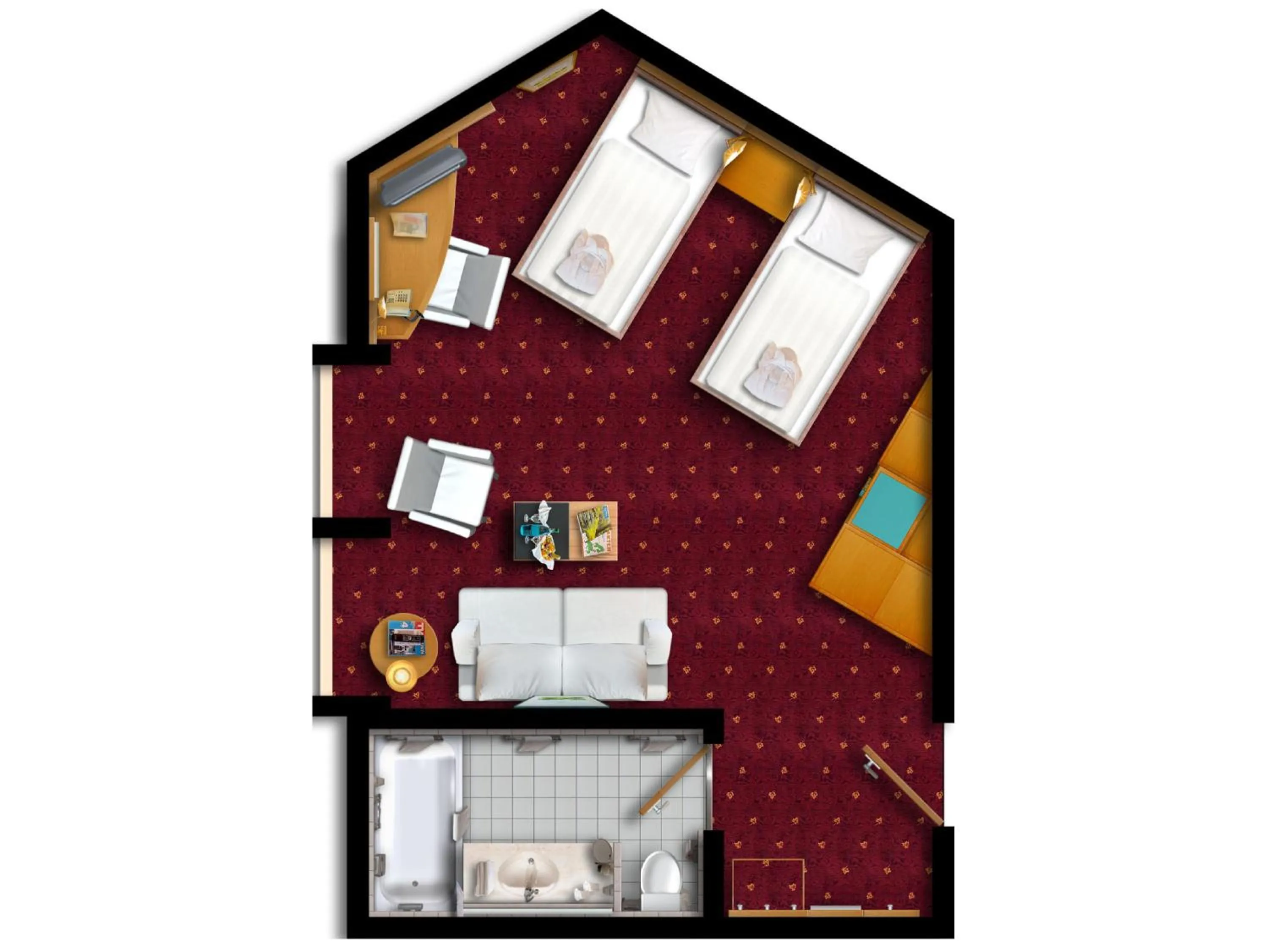 Photo of the whole room in Ringberg Hotel