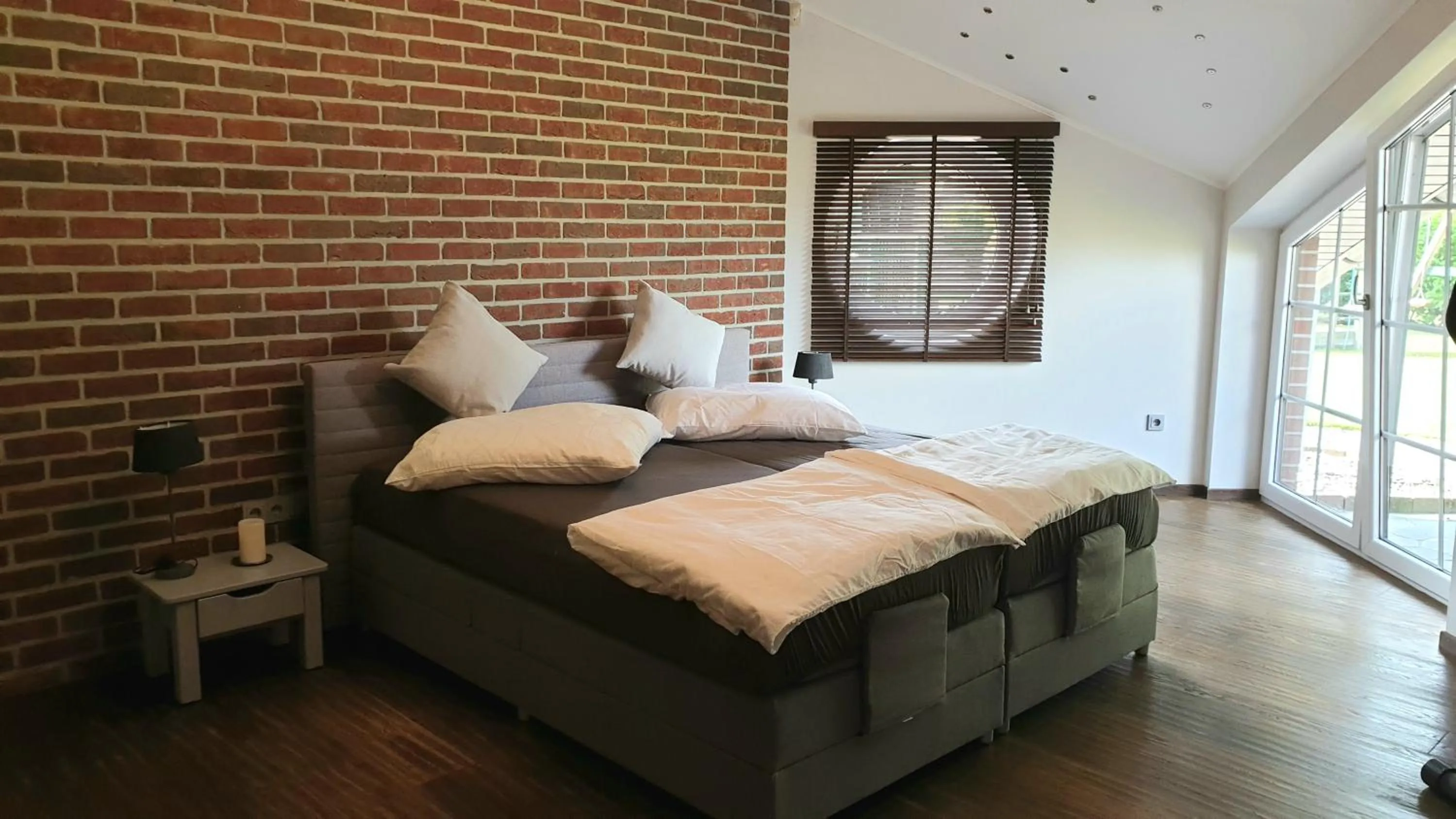 Bed in Ferienwohnung Sofia