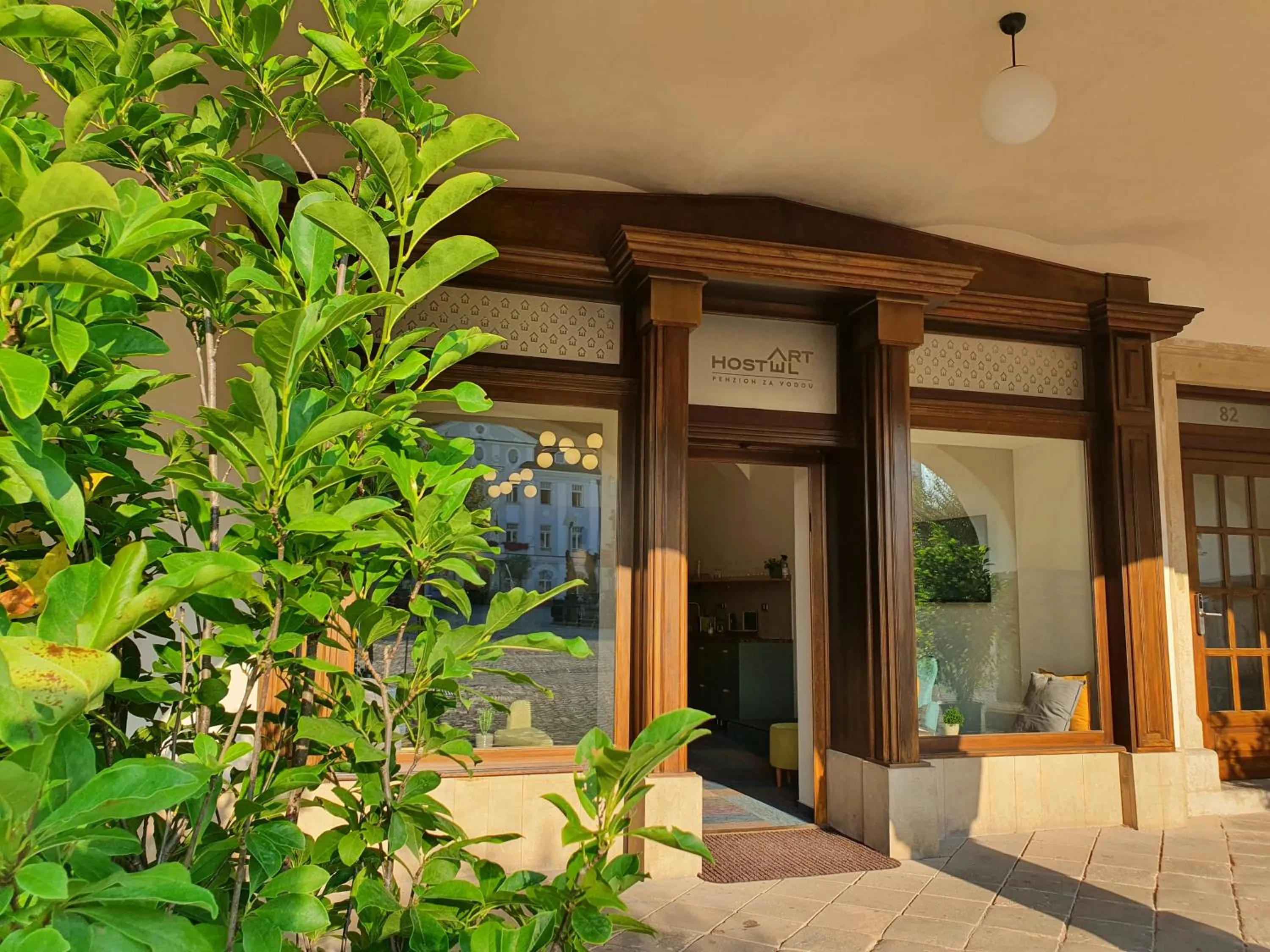 Property building in ART Hostel & Apartments