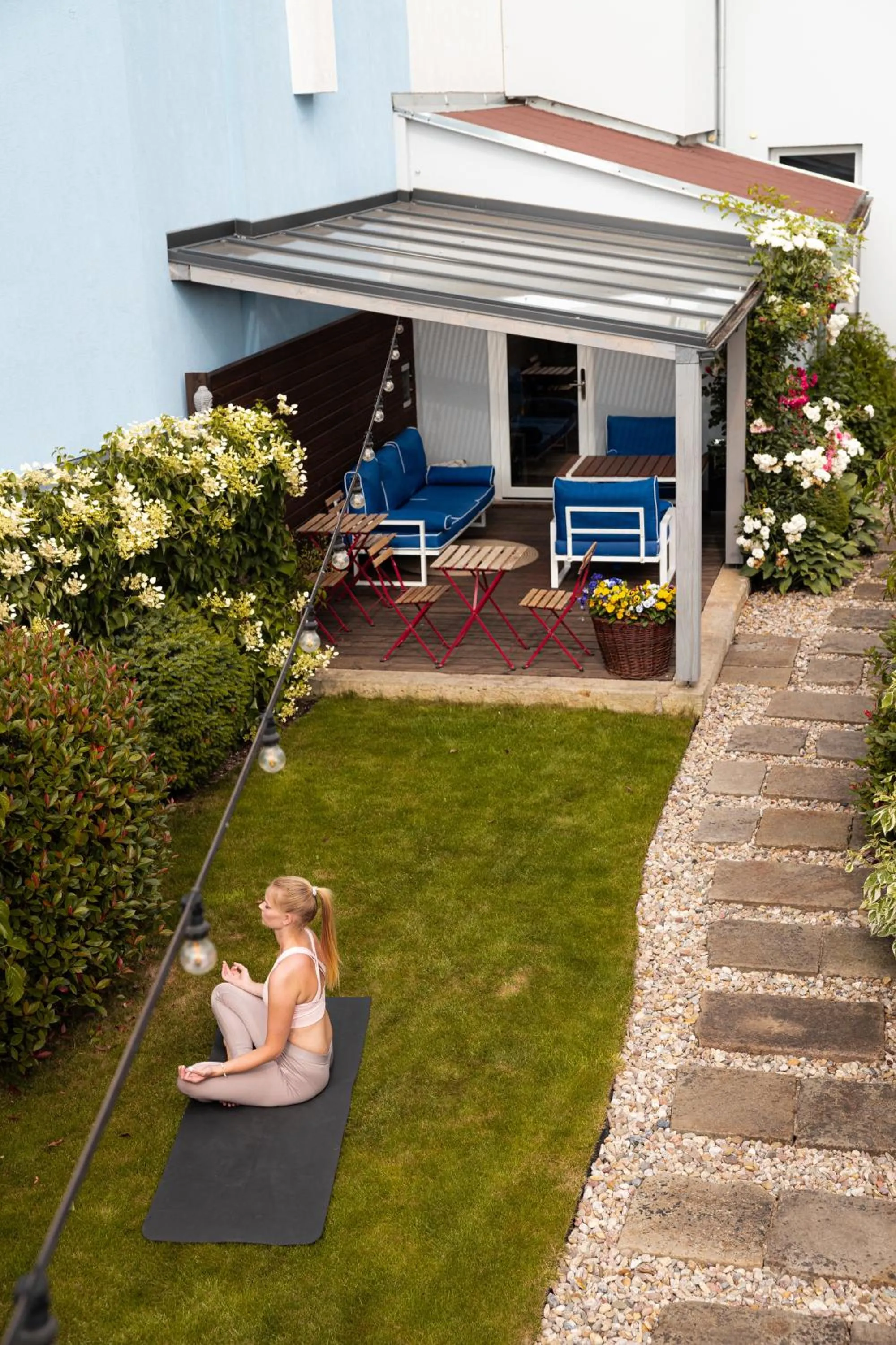 Garden in ART Hostel & Apartments