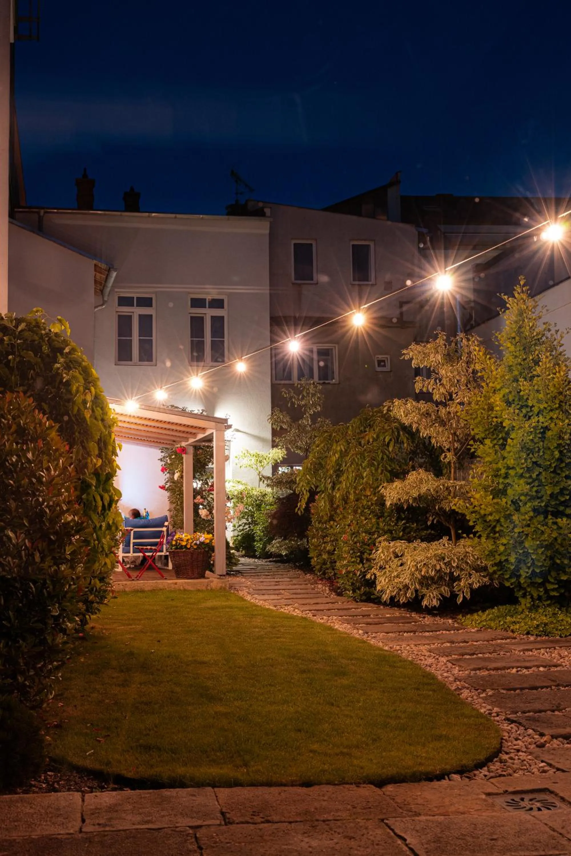 Garden in ART Hostel & Apartments