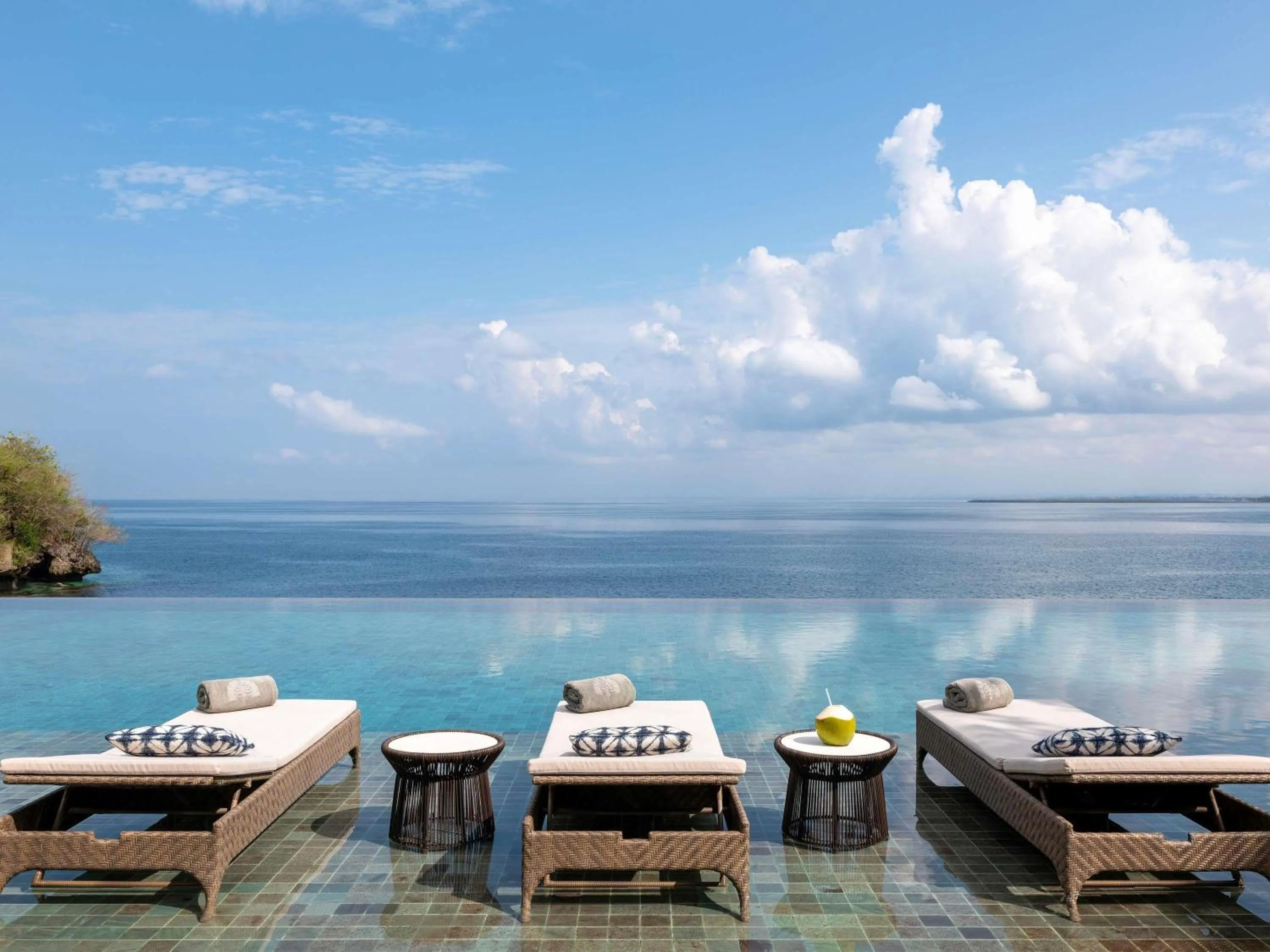 Pool view in Raffles Bali