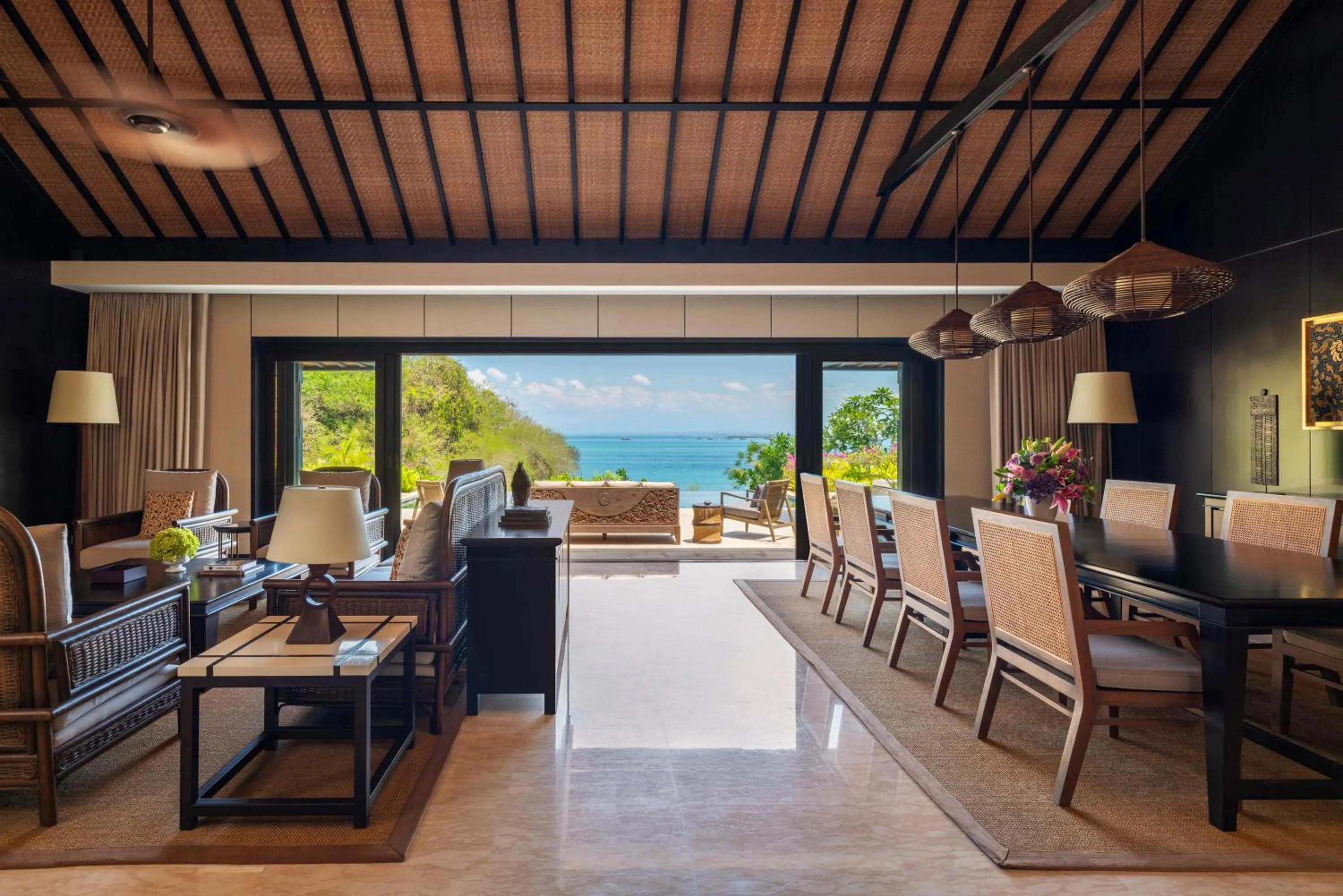 Living room in Raffles Bali