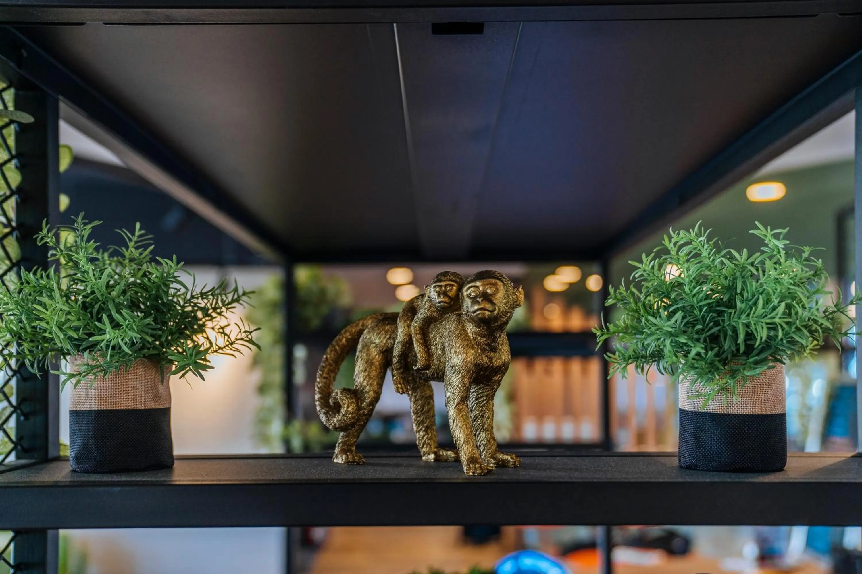 Decorative detail in Ibis Styles Rouen Centre Rive Gauche