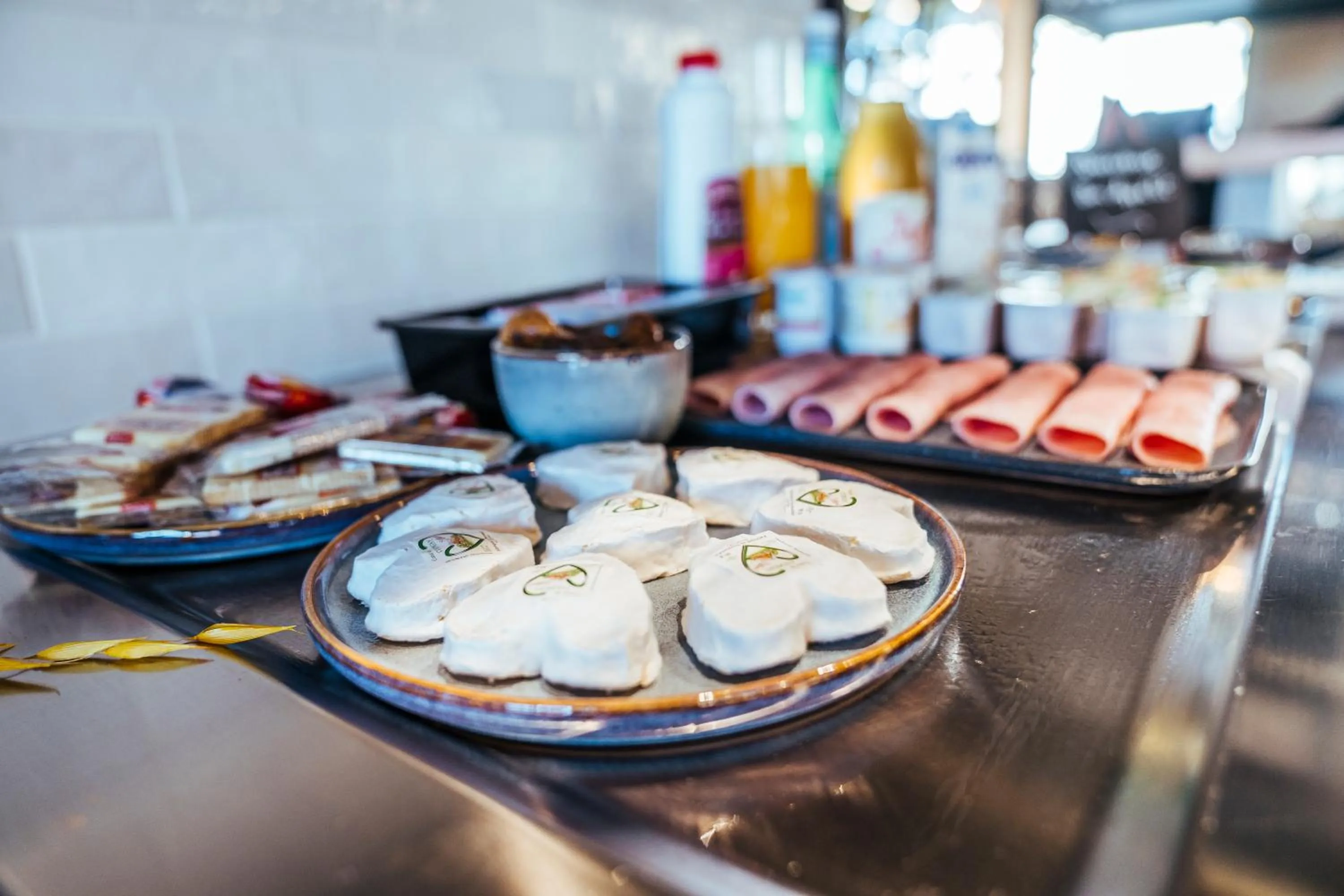 Continental breakfast in Ibis Styles Rouen Centre Rive Gauche