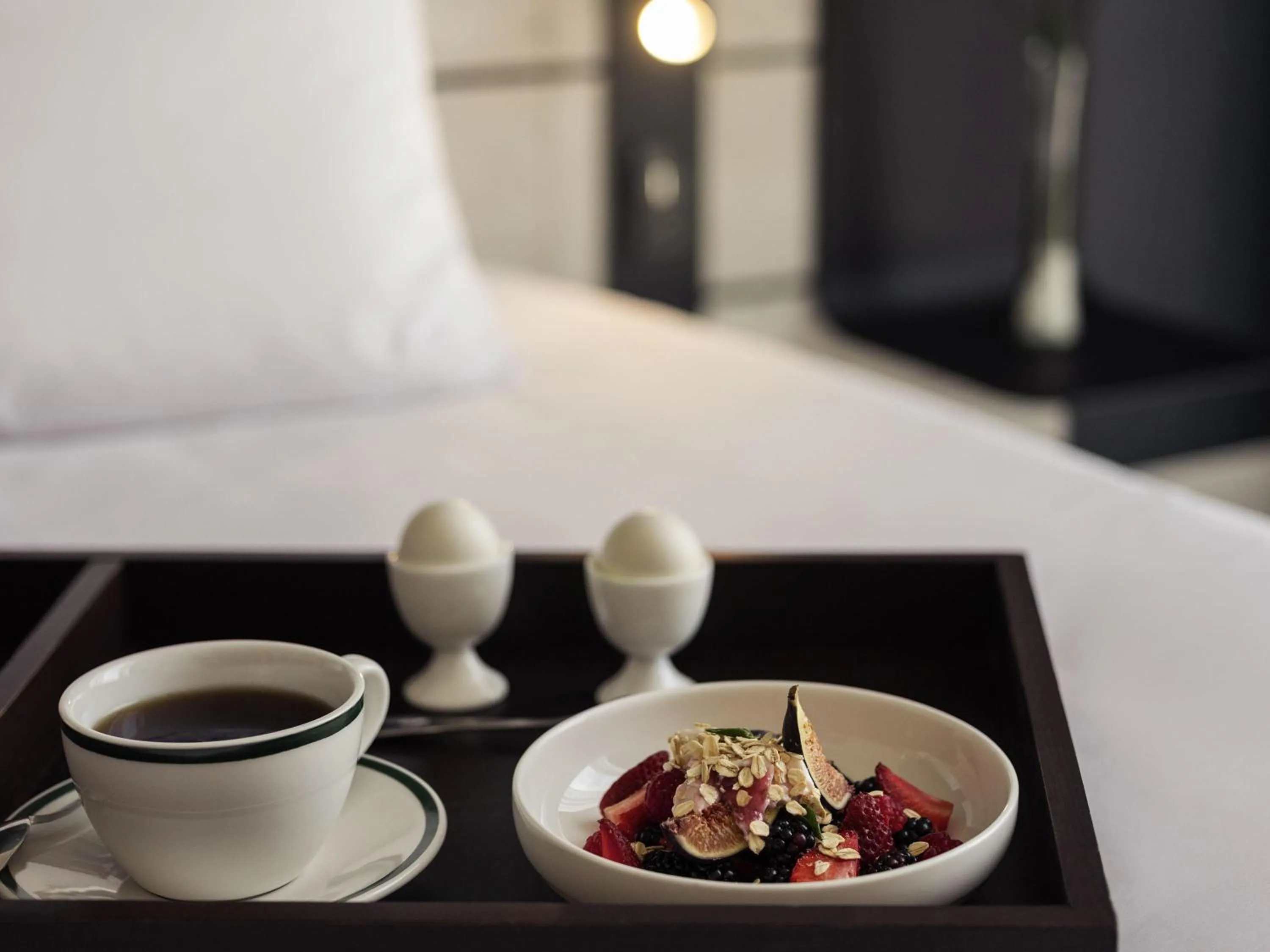 Breakfast, Bed in Novotel Mexico City Toreo