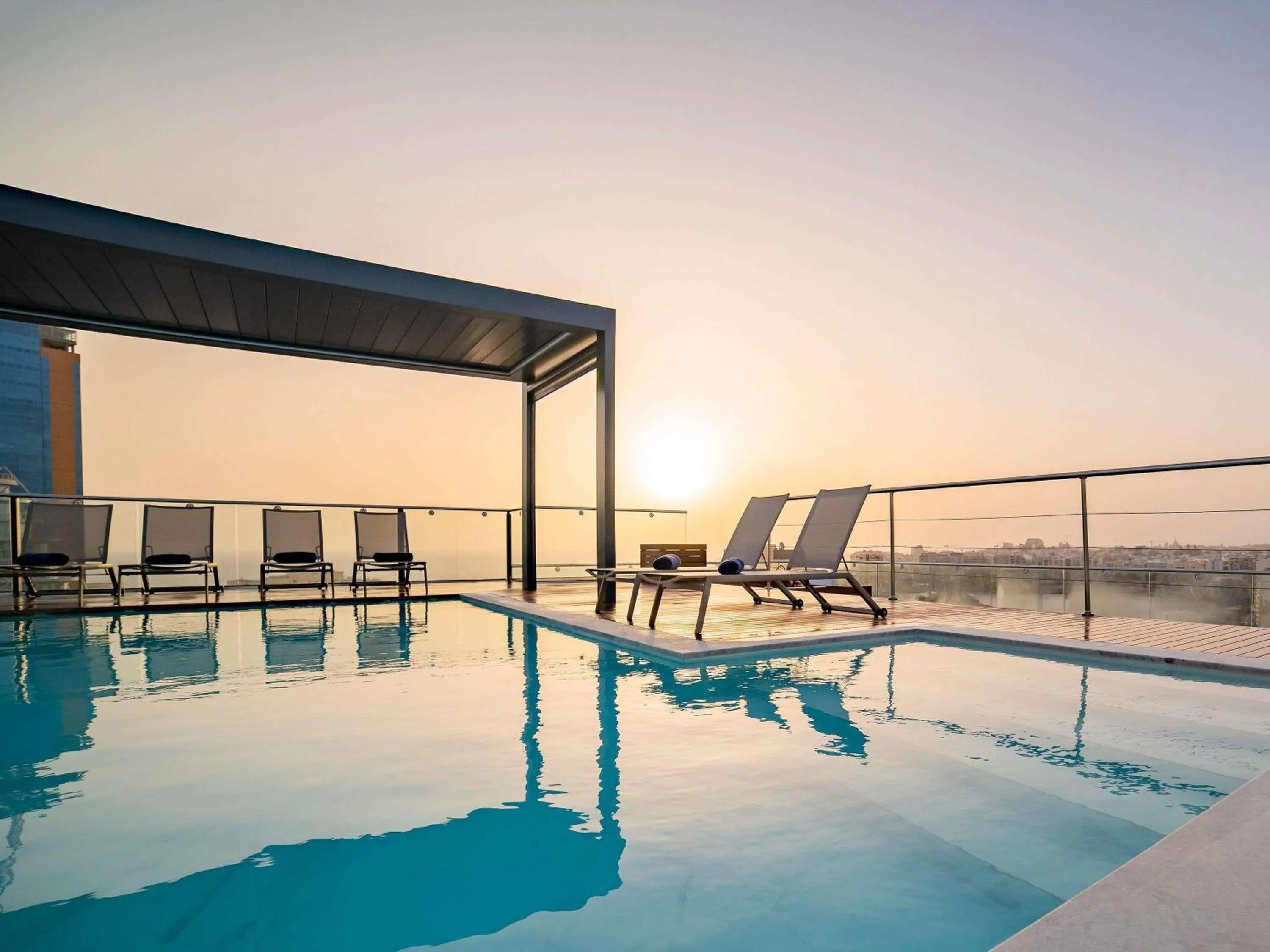 Pool view in Mercure St. Julian's Malta