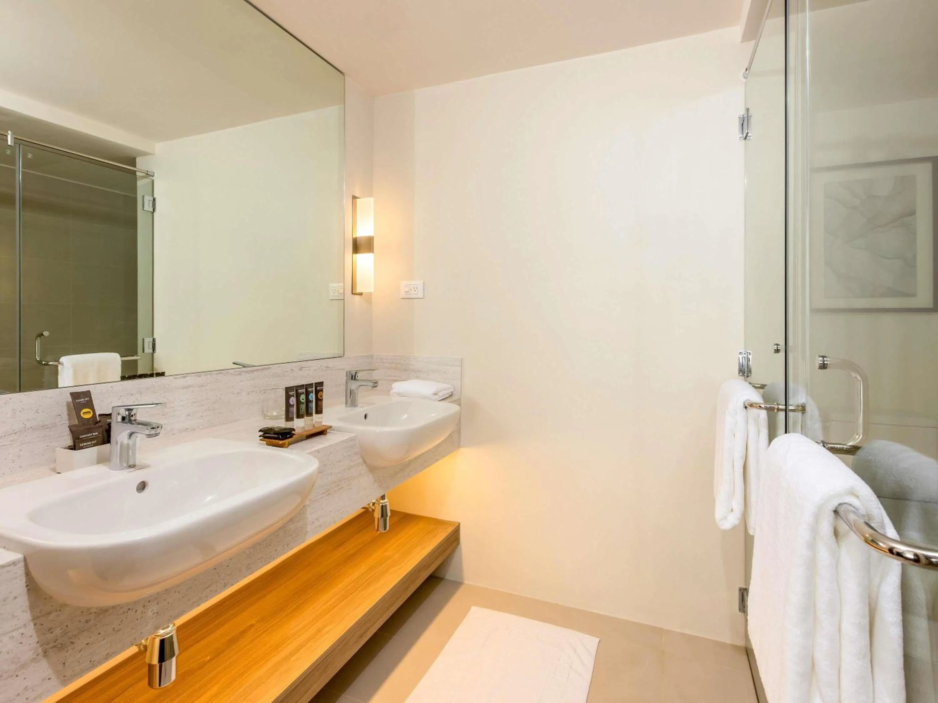 Bedroom in Novotel Suites Manila at Acqua