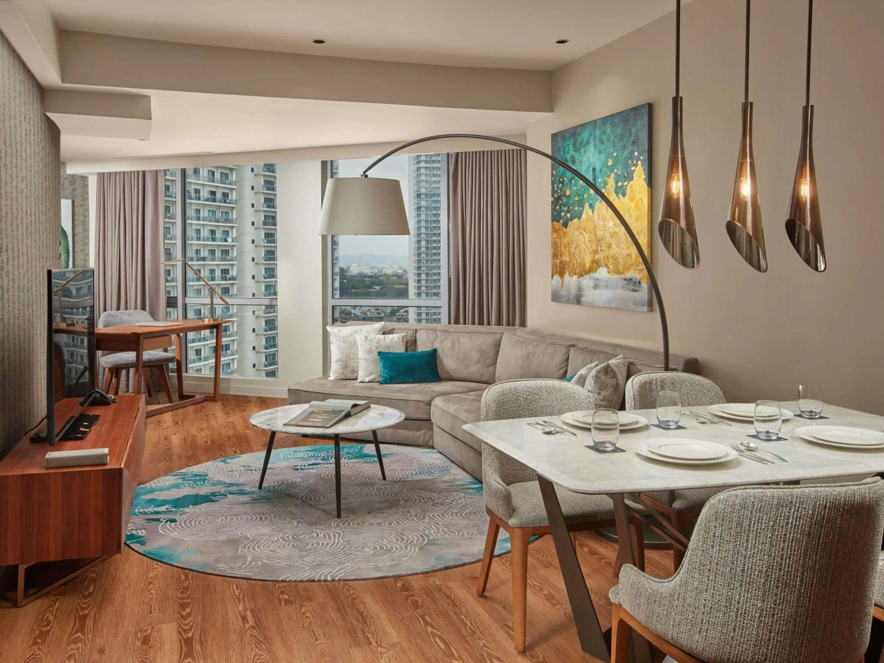 Bedroom in Novotel Suites Manila at Acqua