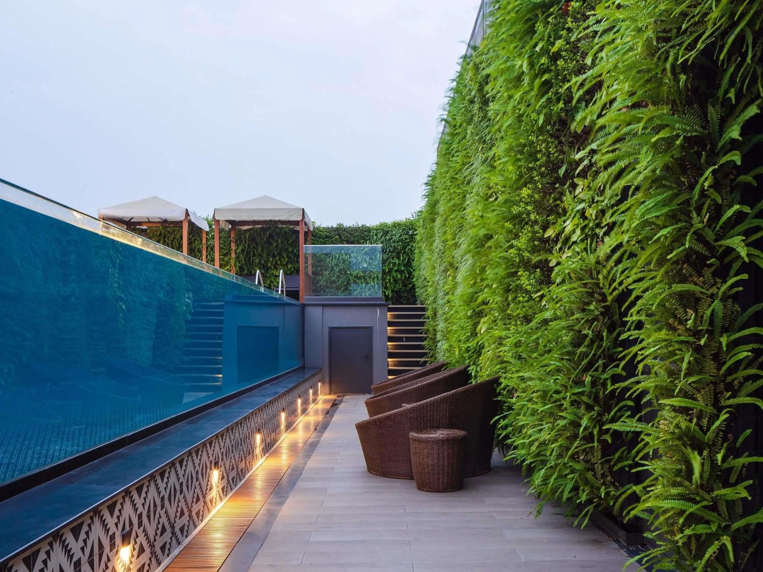 Pool view in Grand Mercure Hanoi