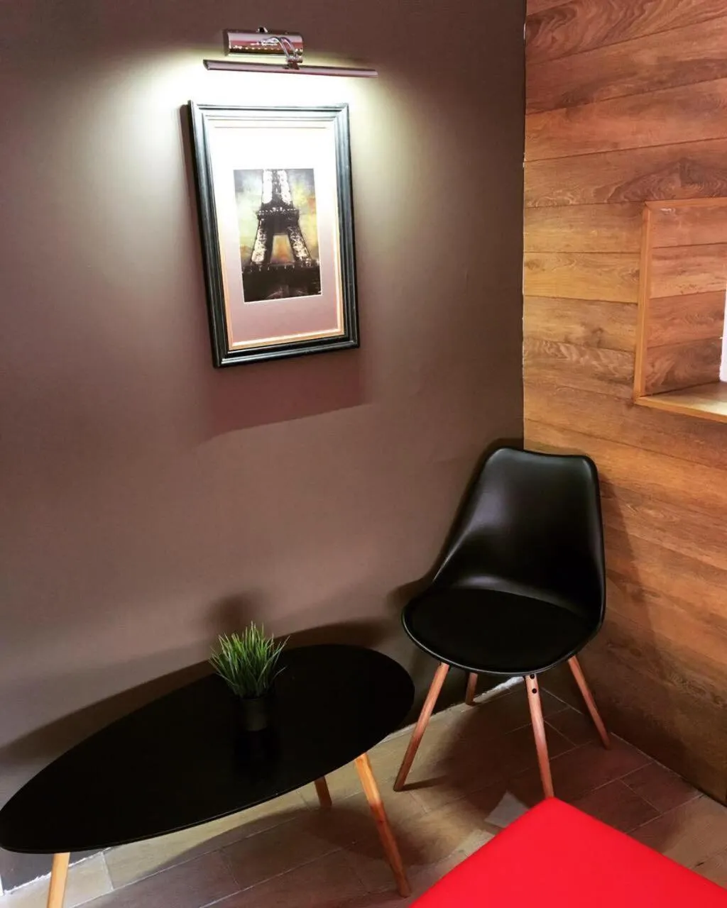 Seating area in Hotel Art