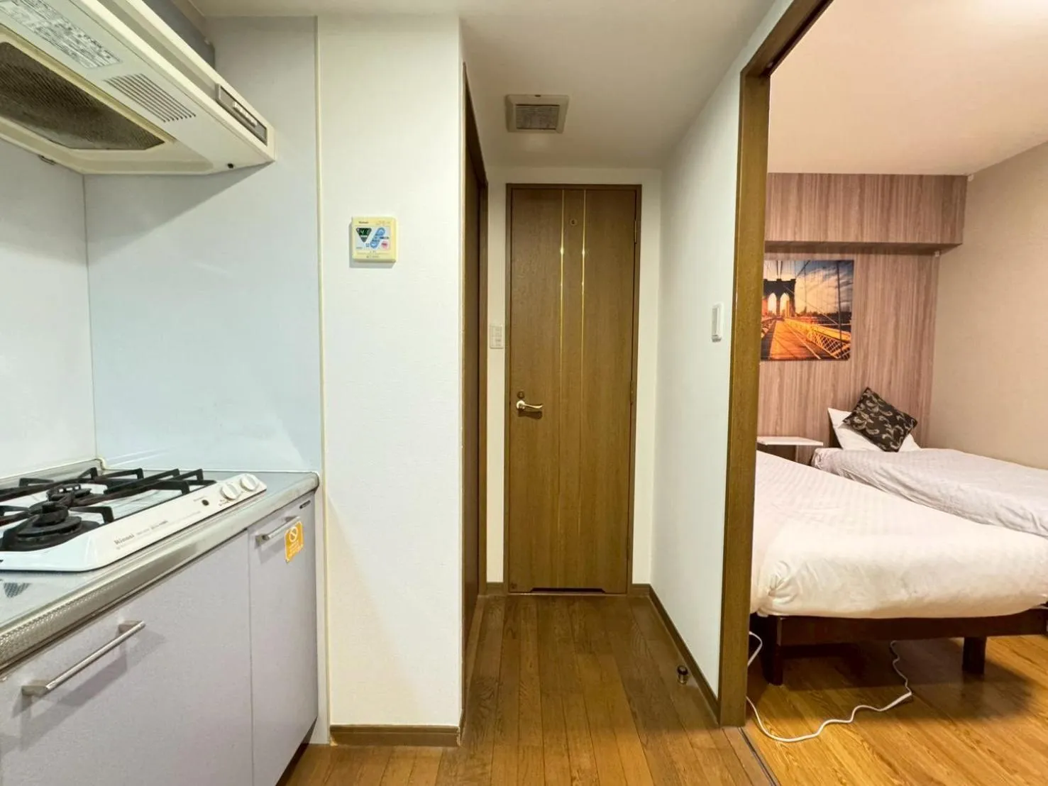 Bed in Sakura Sands Hotel