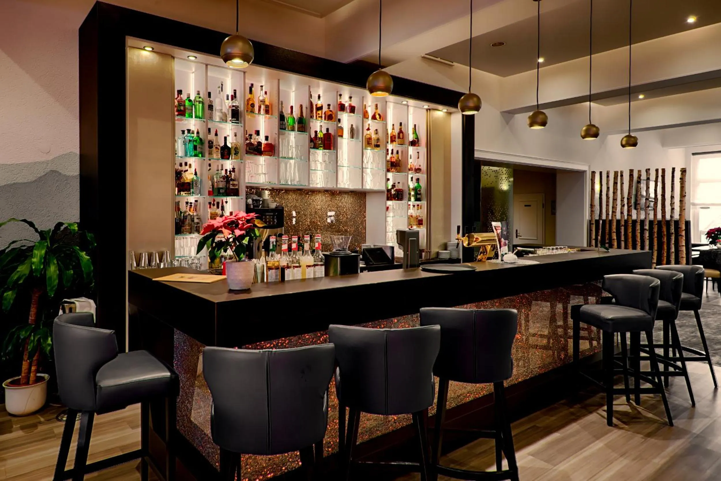 Lounge or bar in Panorama Hotel Oberwiesenthal