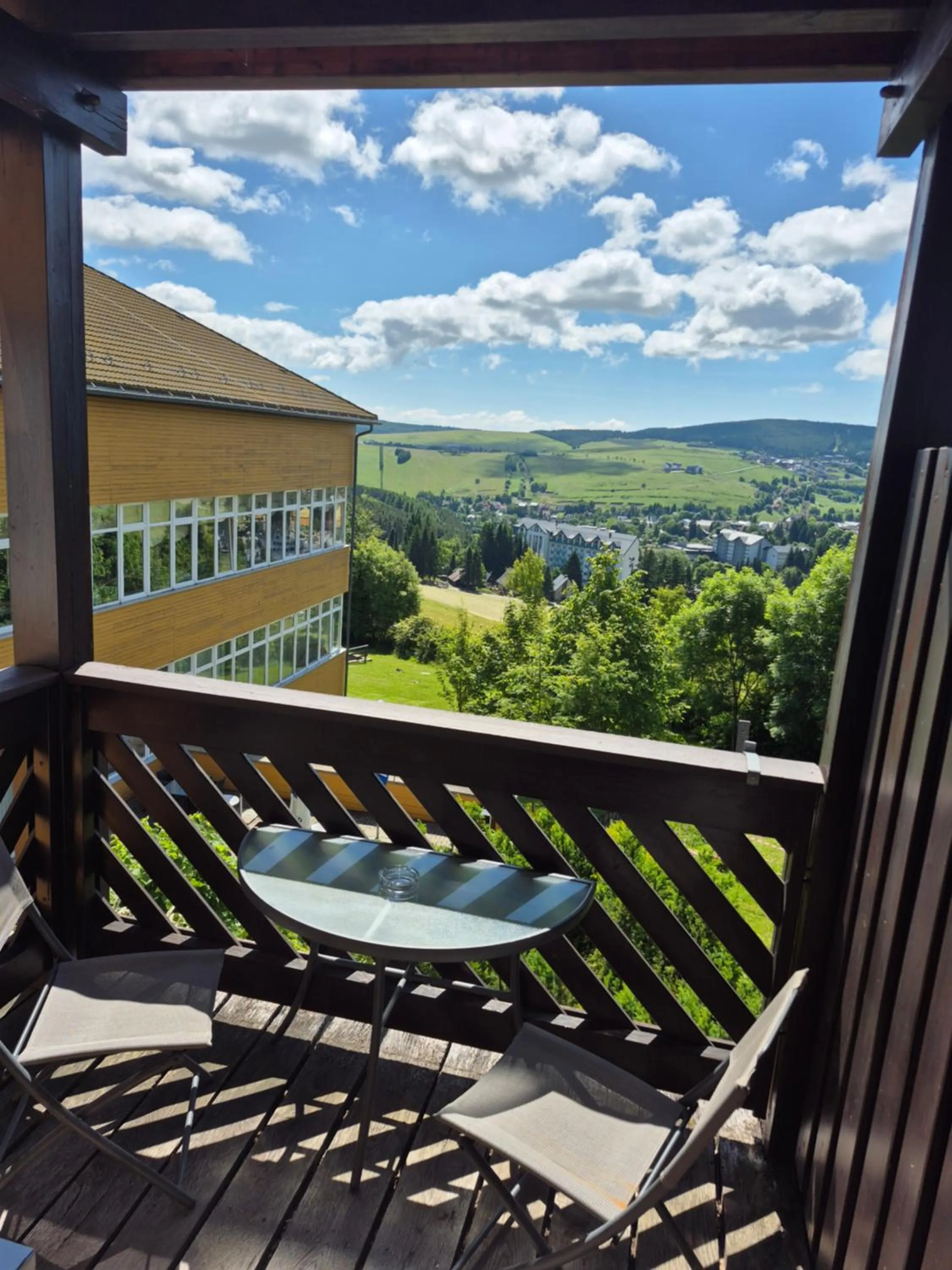 Balcony/Terrace in Panorama Hotel Oberwiesenthal