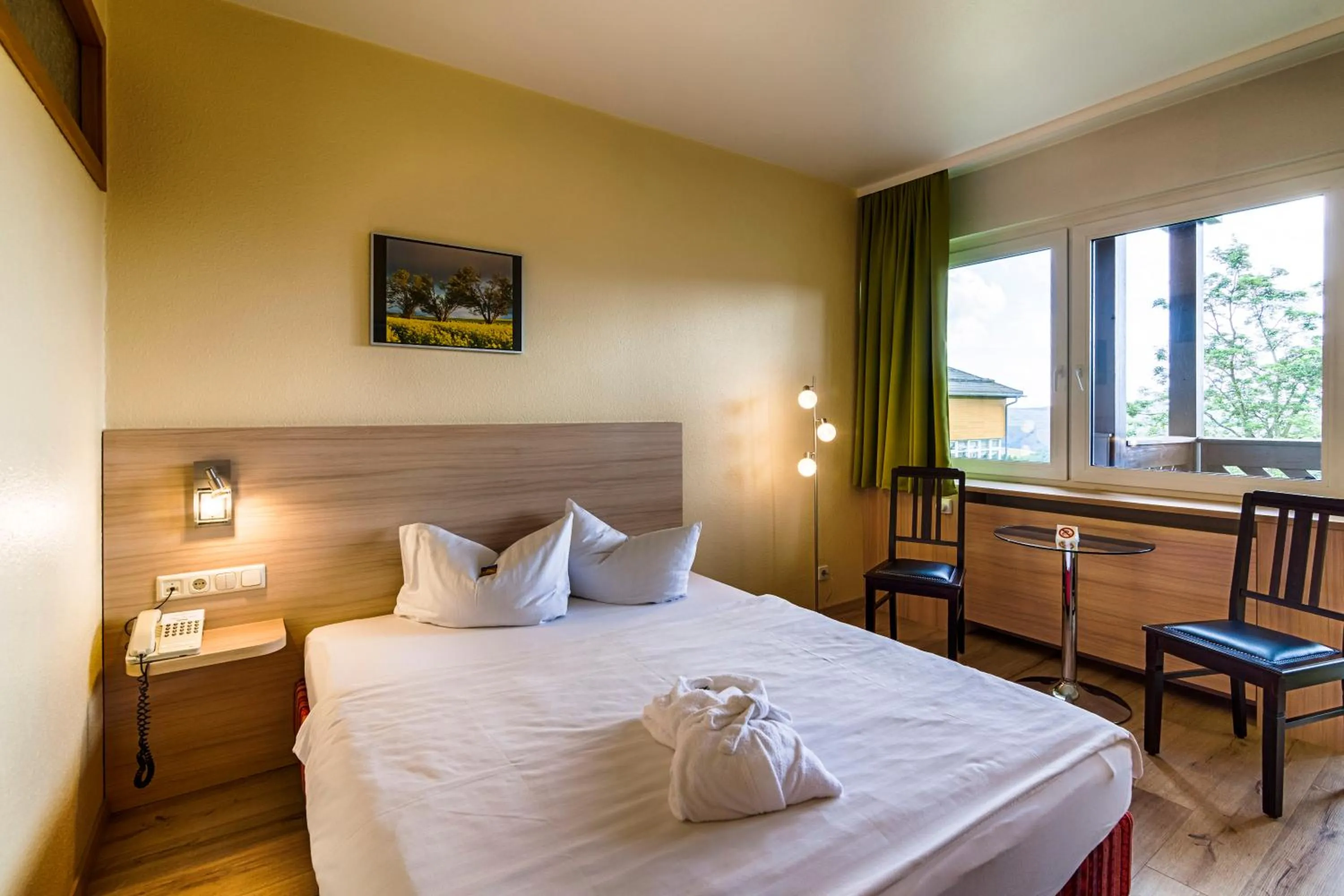 Bed in Panorama Hotel Oberwiesenthal