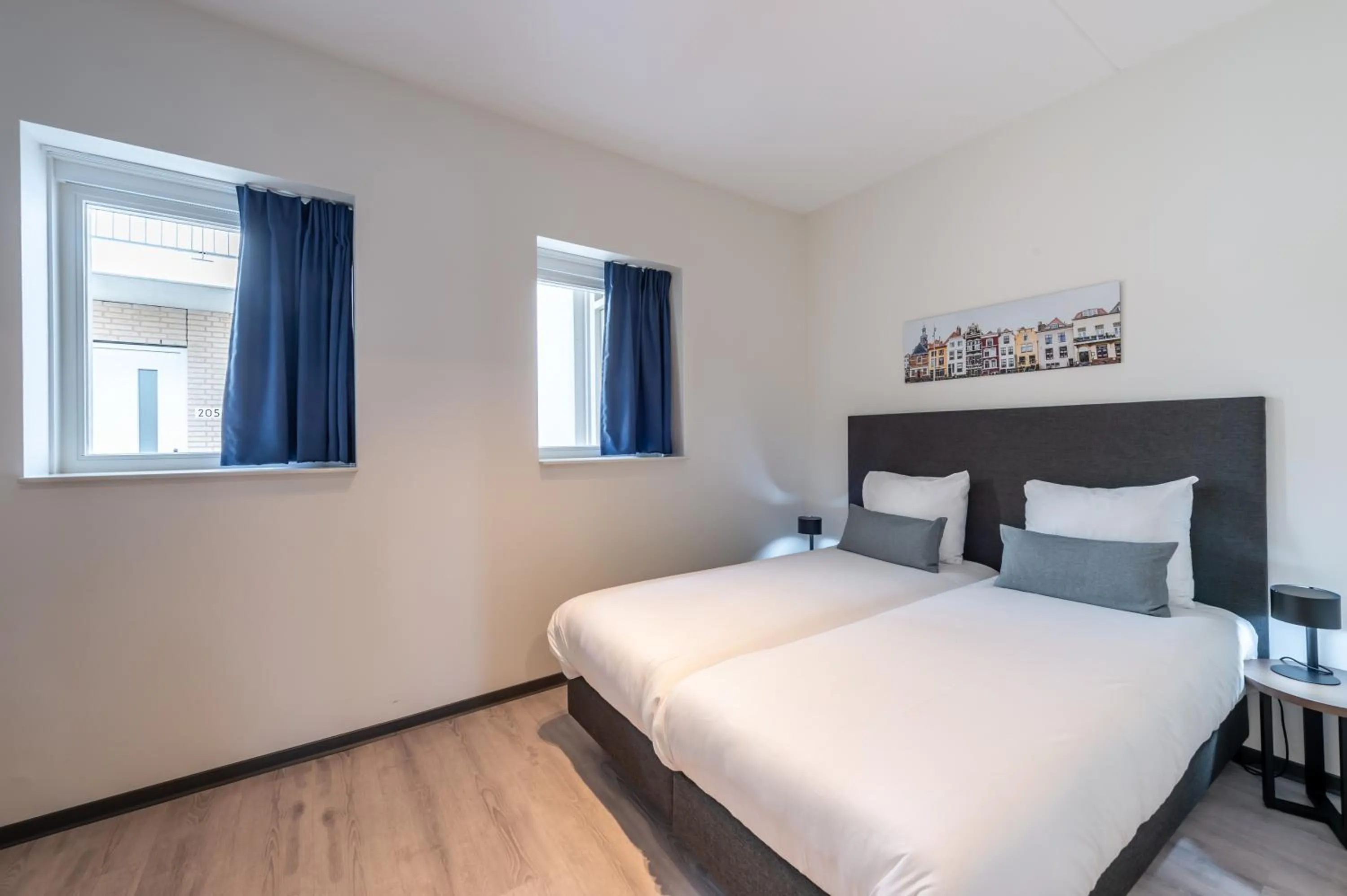 Bedroom, Bed in Hotel Residentie Vlissingen