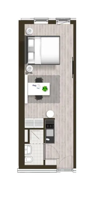 Floor plan in Hotel Residentie Vlissingen