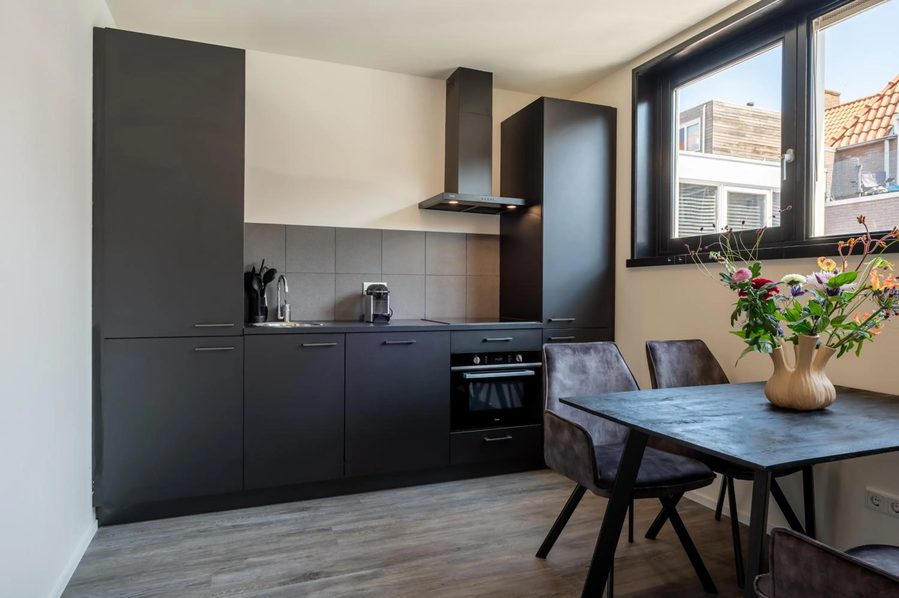 Kitchen or kitchenette in Hotel Residentie Vlissingen