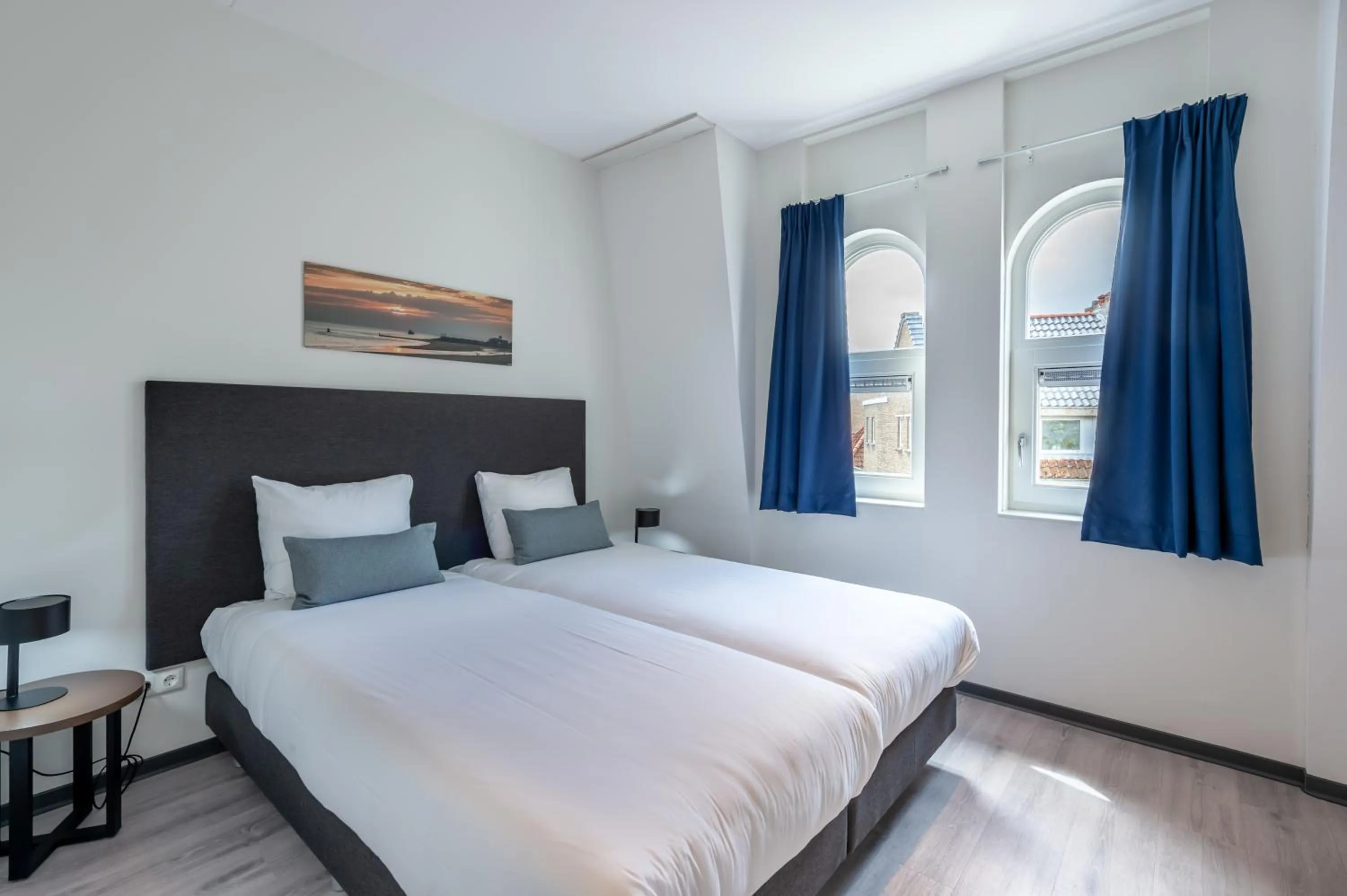 Bedroom, Bed in Hotel Residentie Vlissingen