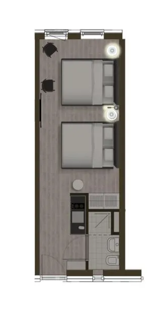 Floor plan in Hotel Residentie Vlissingen