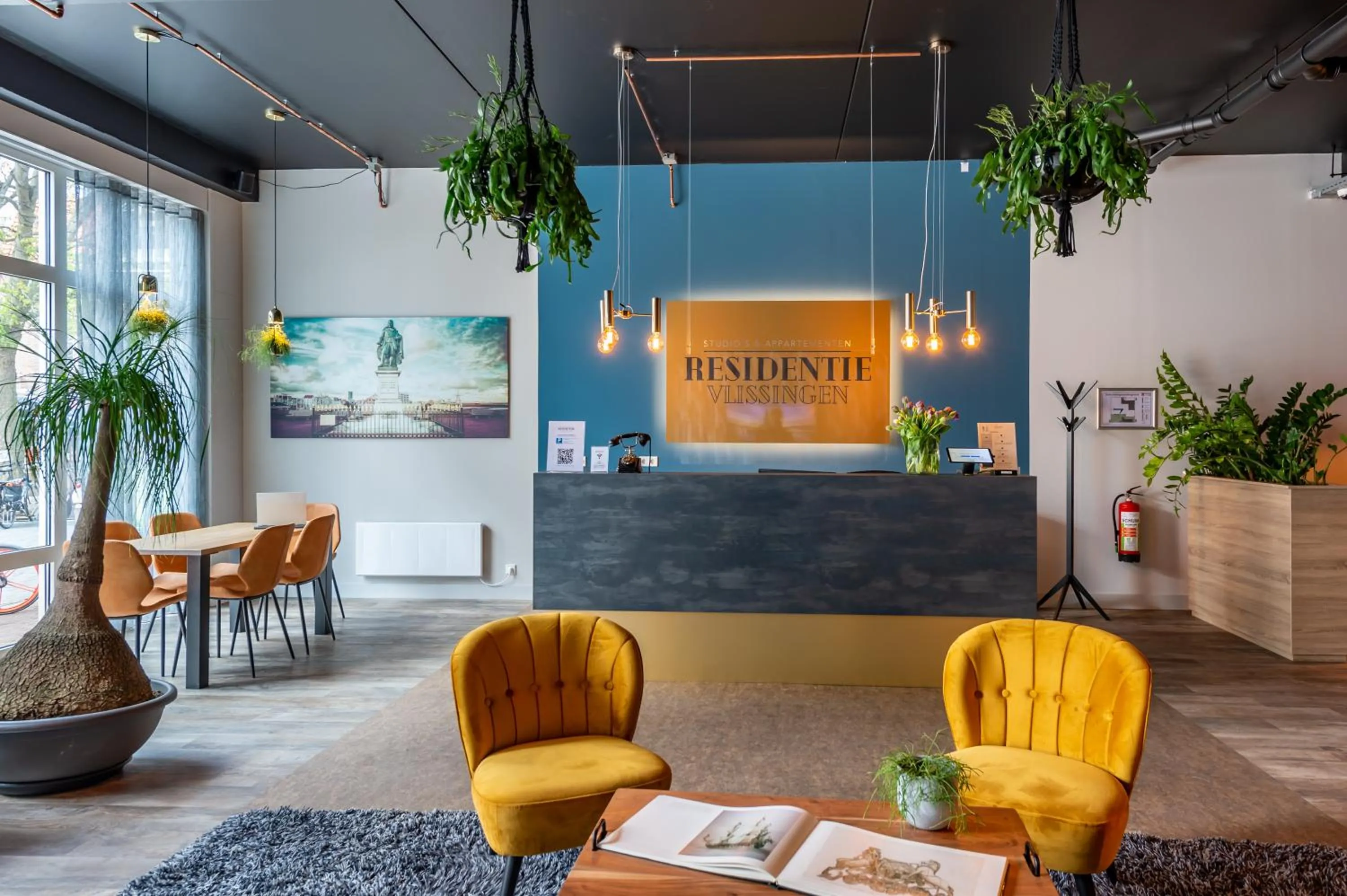 Lobby or reception in Hotel Residentie Vlissingen