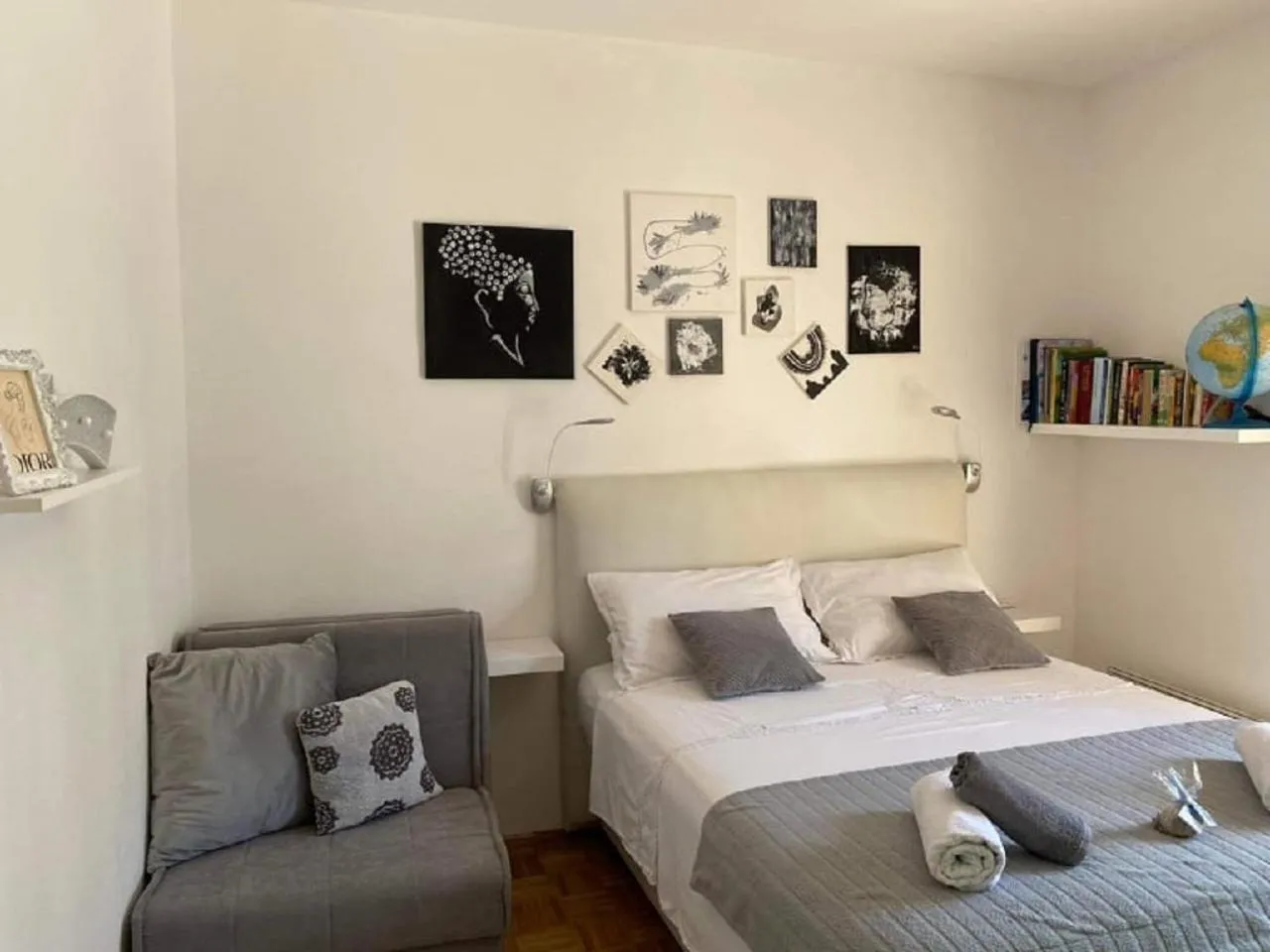 Bedroom, Bed in Apartman Zara
