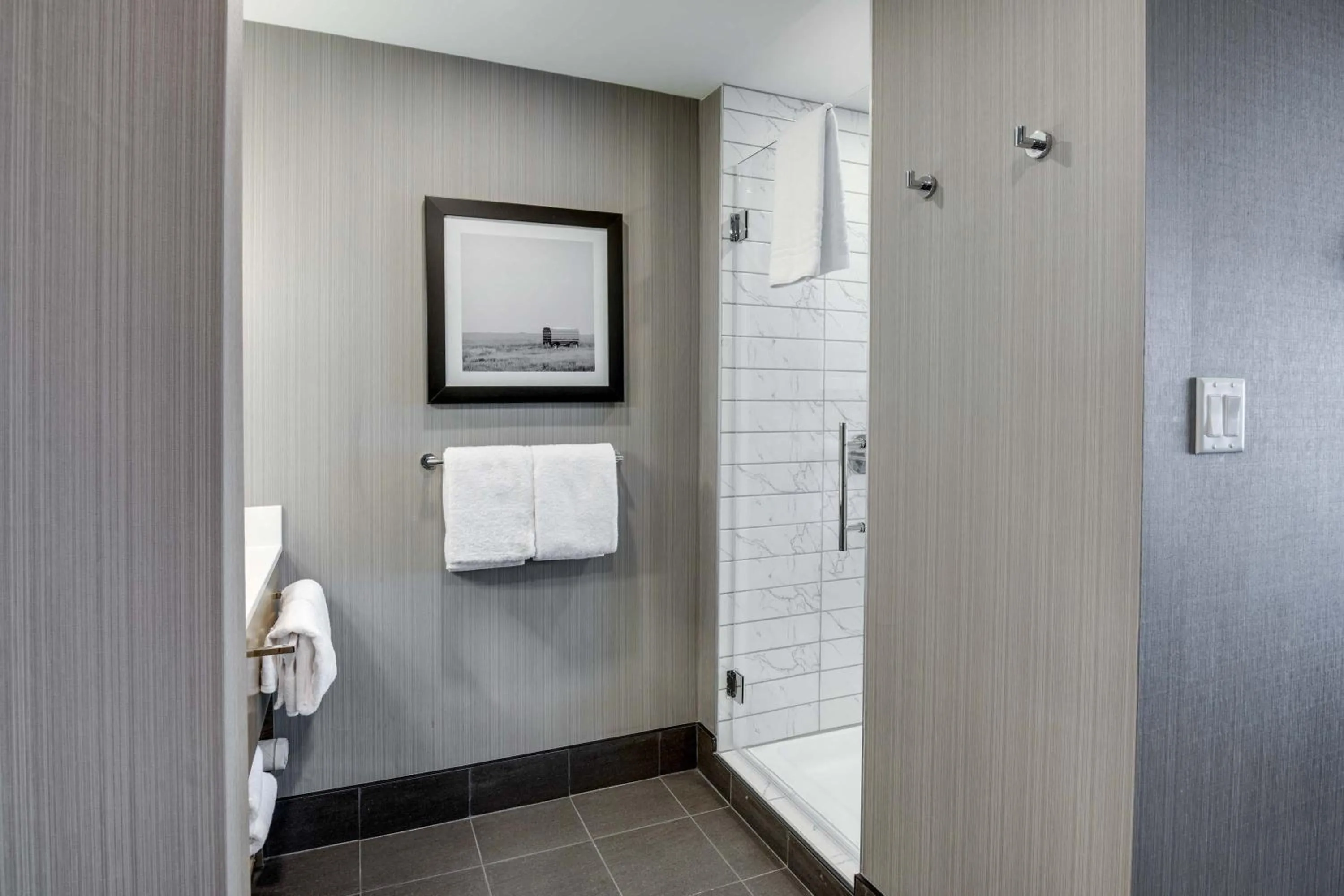 Bathroom in Sandman Signature Saskatoon South Hotel