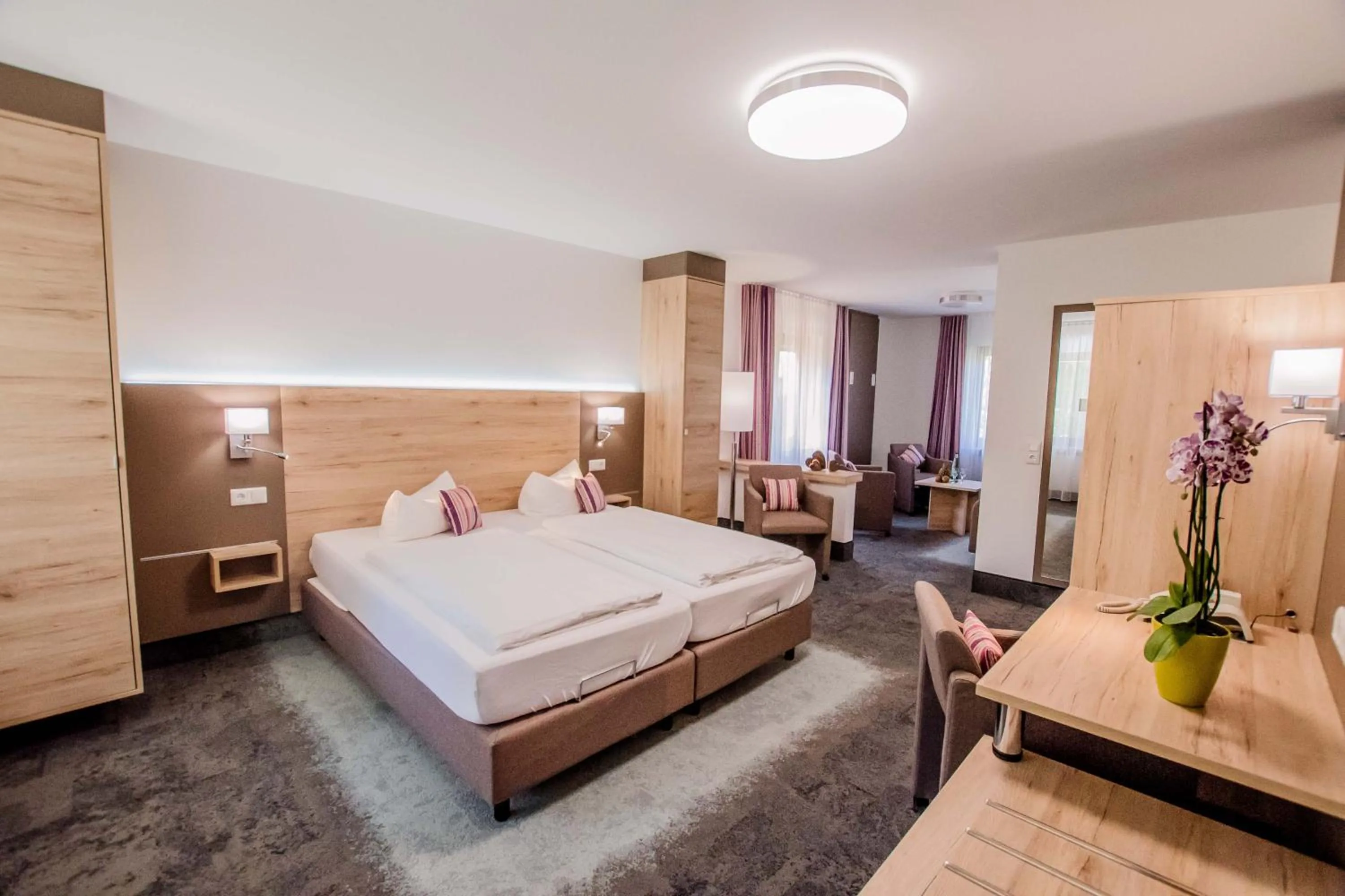 Photo of the whole room, Bed in Hotel Schloßberg