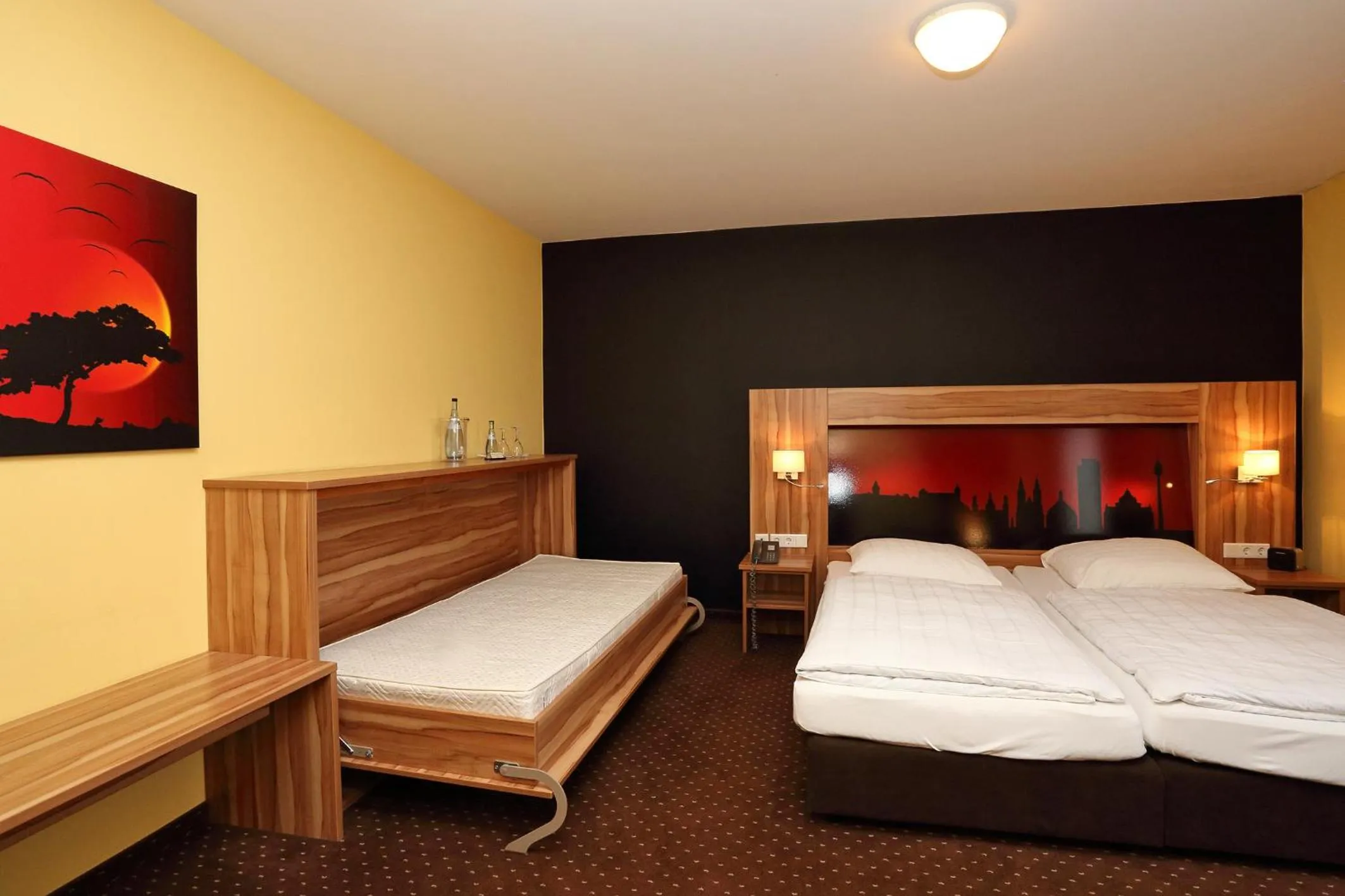 Photo of the whole room, Bed in Hotel Silberhorn