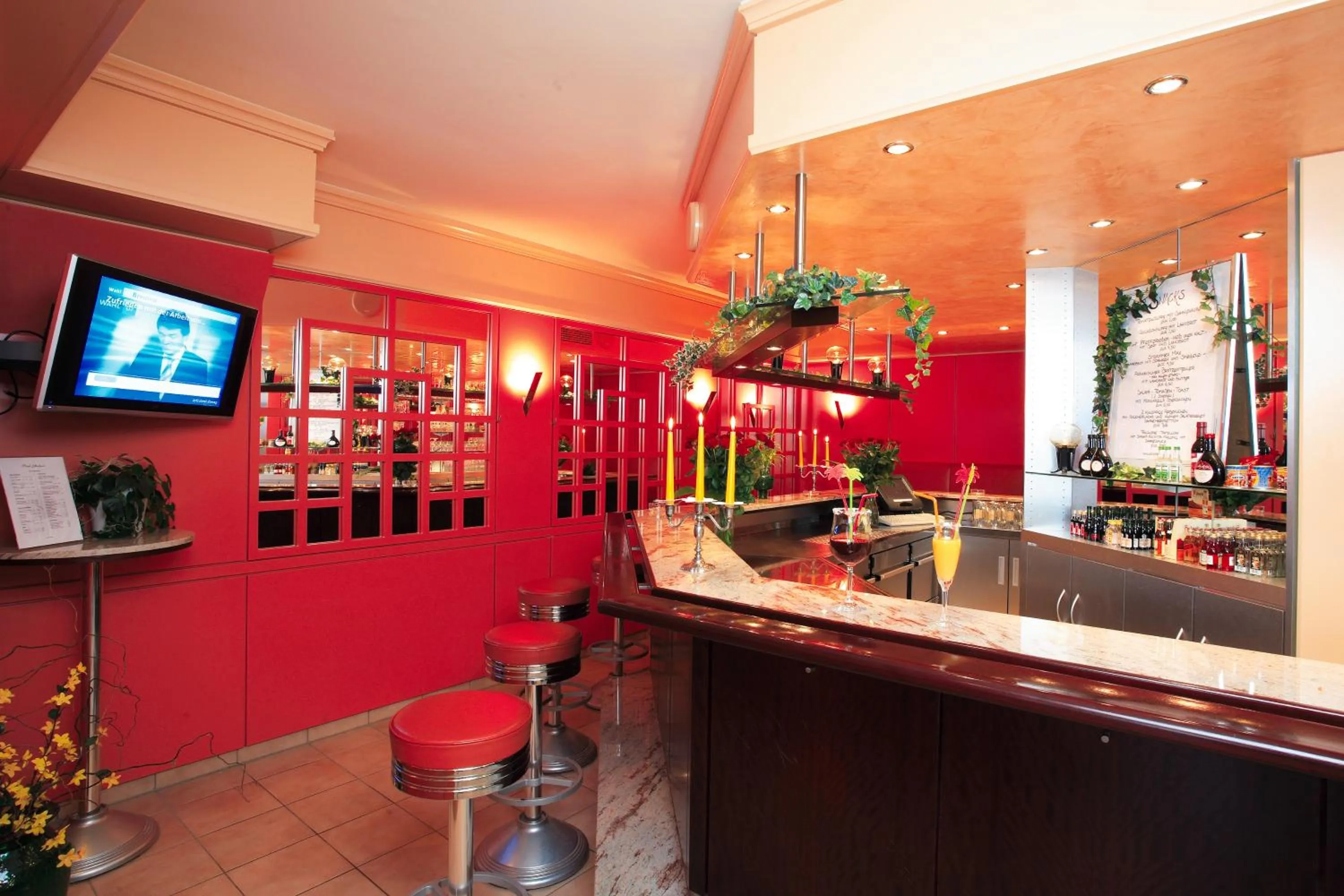 Lobby or reception in Hotel Silberhorn