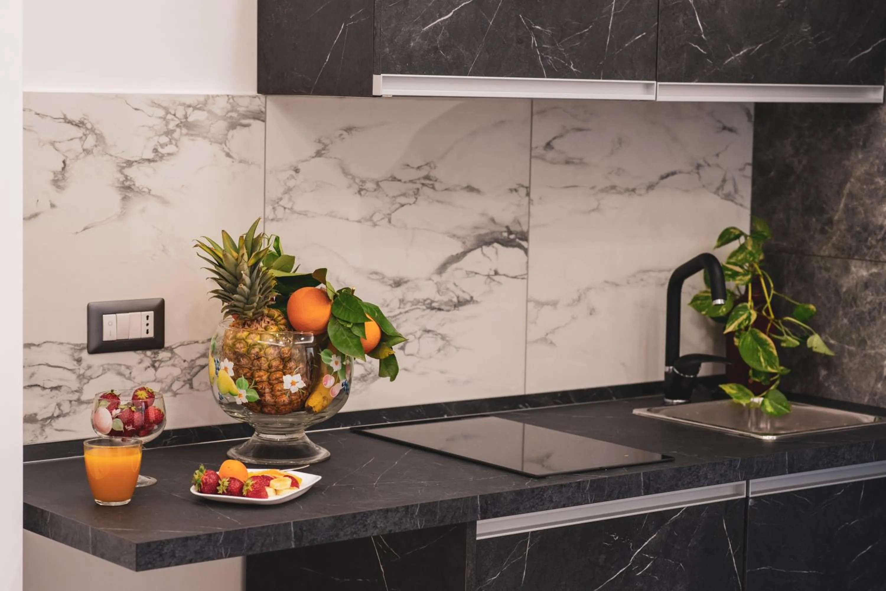 Kitchen or kitchenette in Elly's B&B