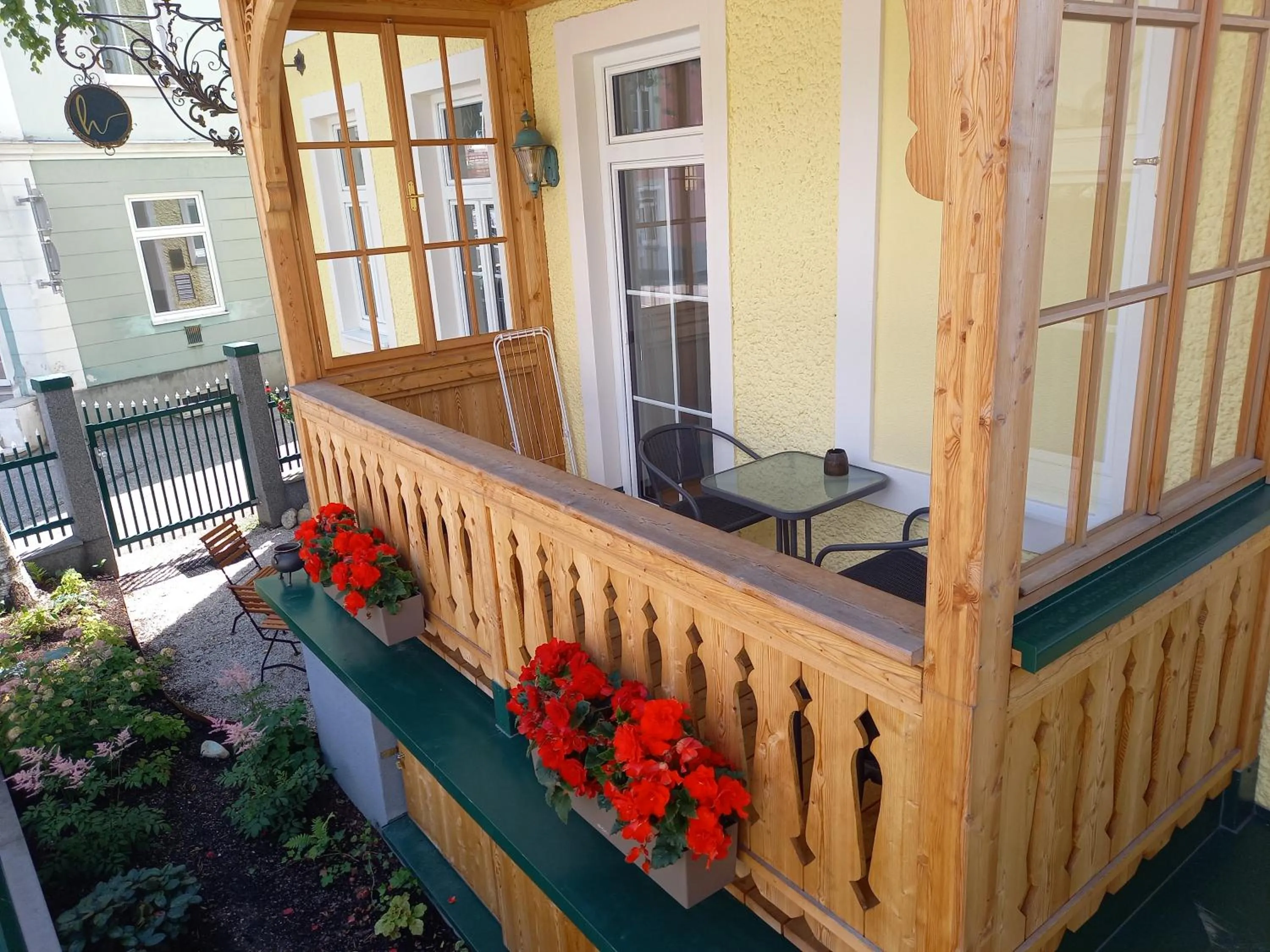 Balcony/Terrace in Heritage Boutique Apartments Bad Ischl