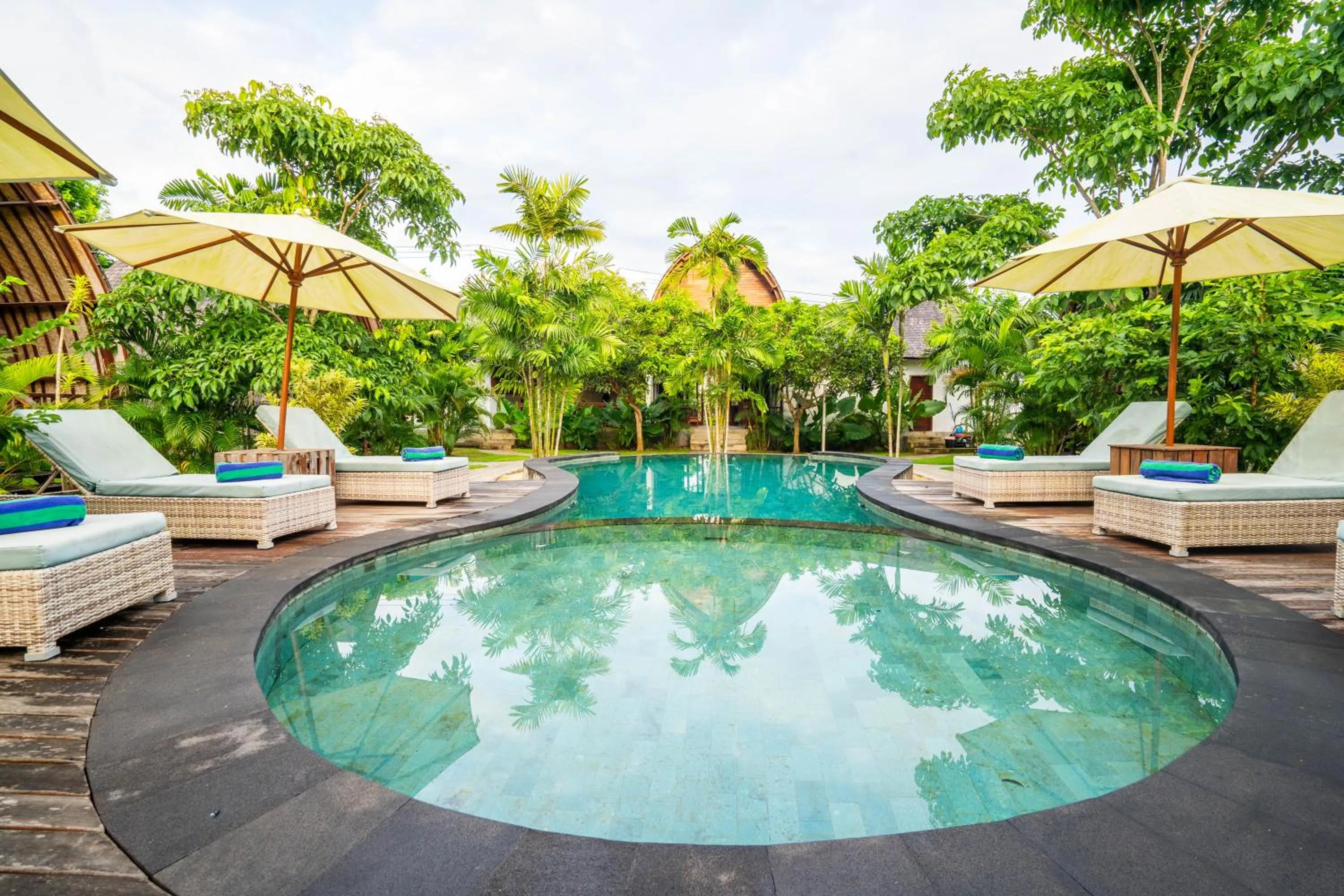 Swimming pool in Lumbung Bukit Resort Uluwatu