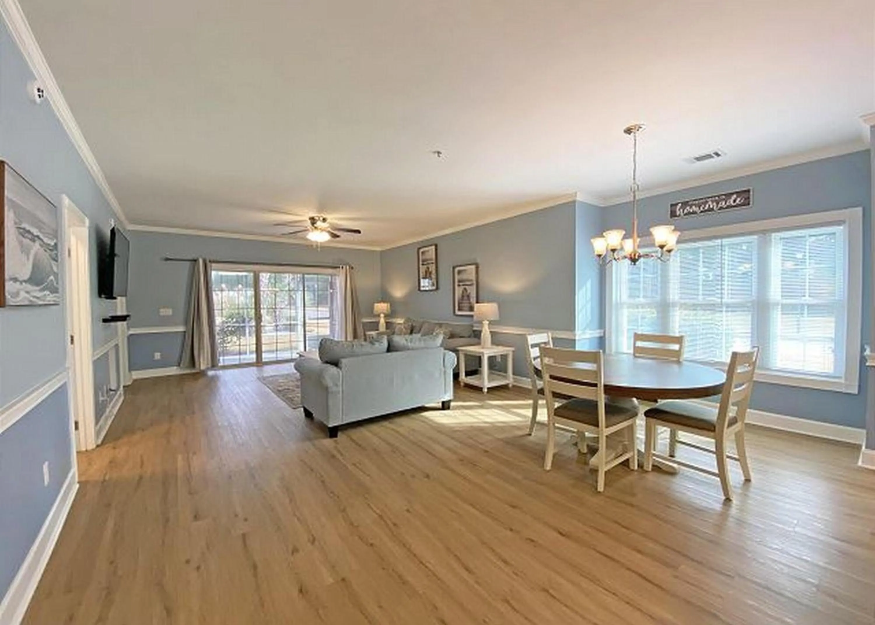 Living room in Magnolia Place by Palmetto Vacations