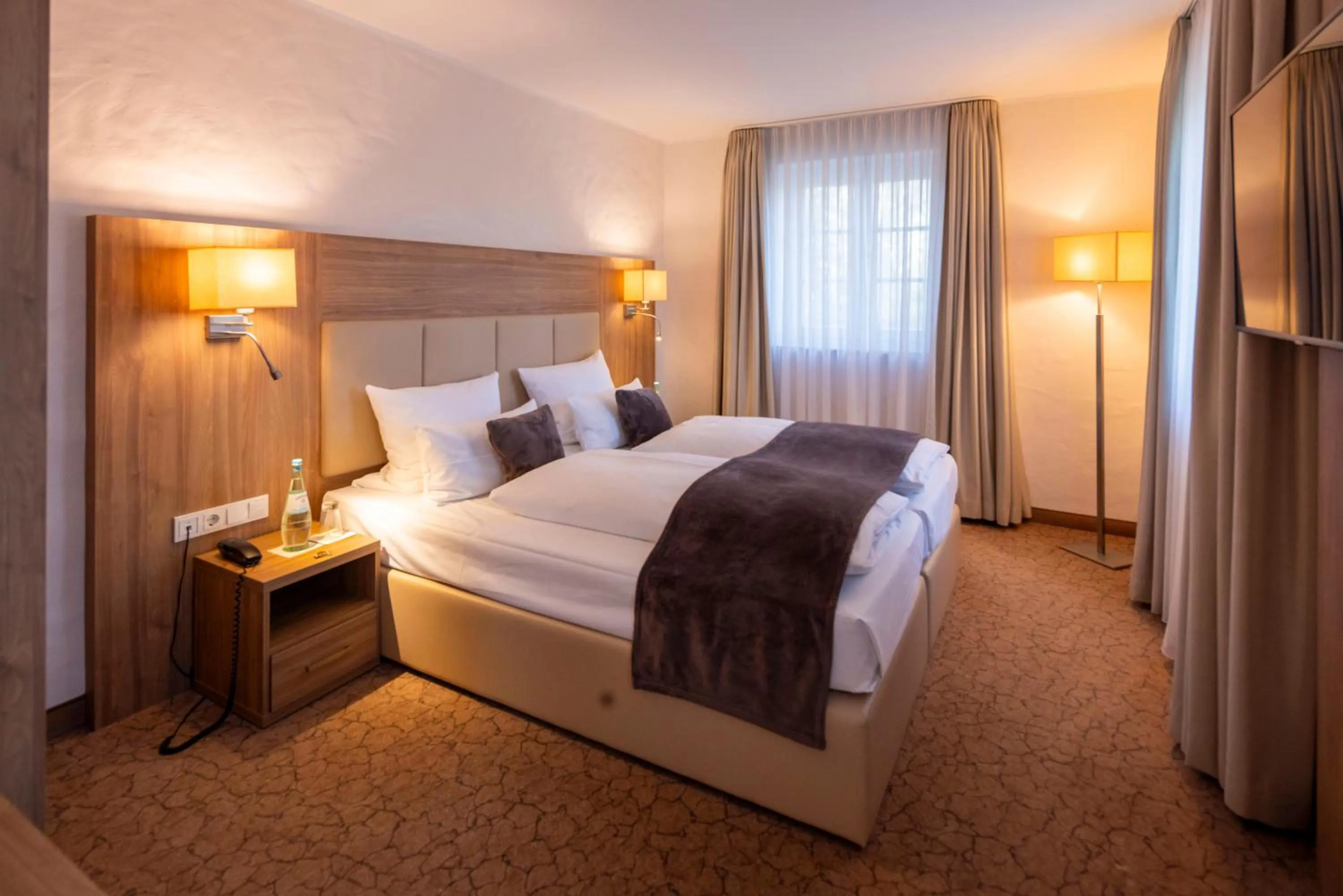 Bedroom, Bed in Parkhotel Hohenfeld Münster