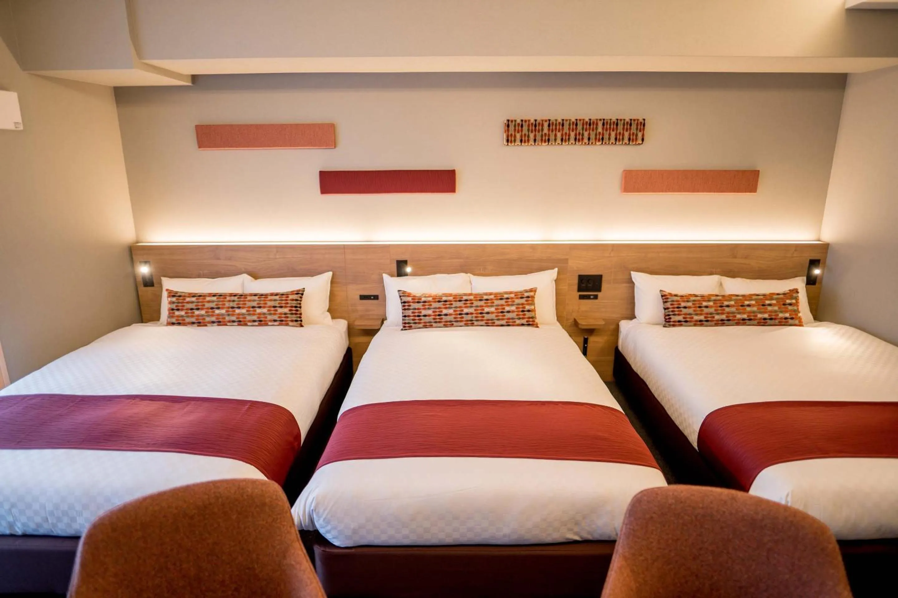 Bed in RESI STAY Hotel Sun Chlorella