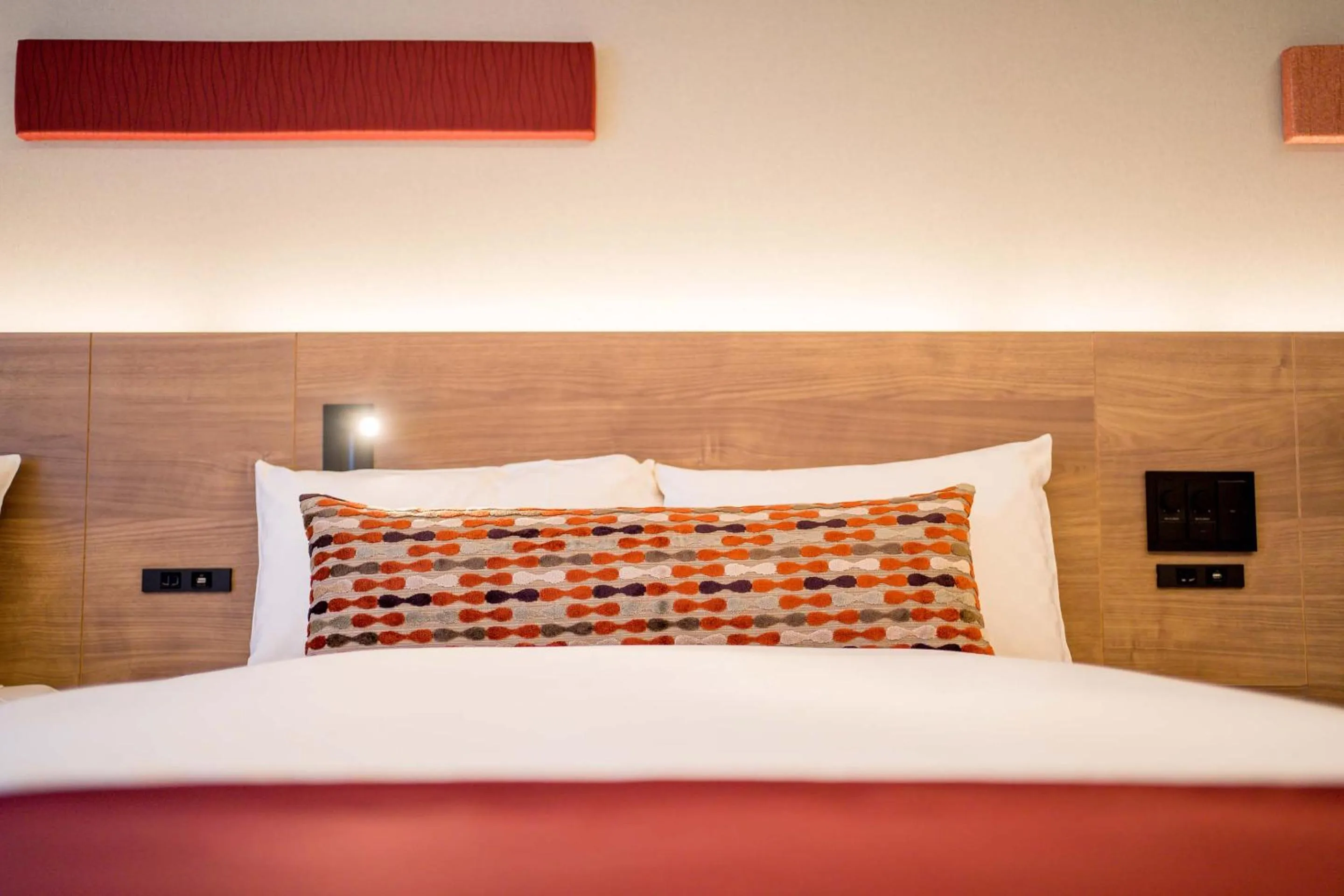 Bed in RESI STAY Hotel Sun Chlorella