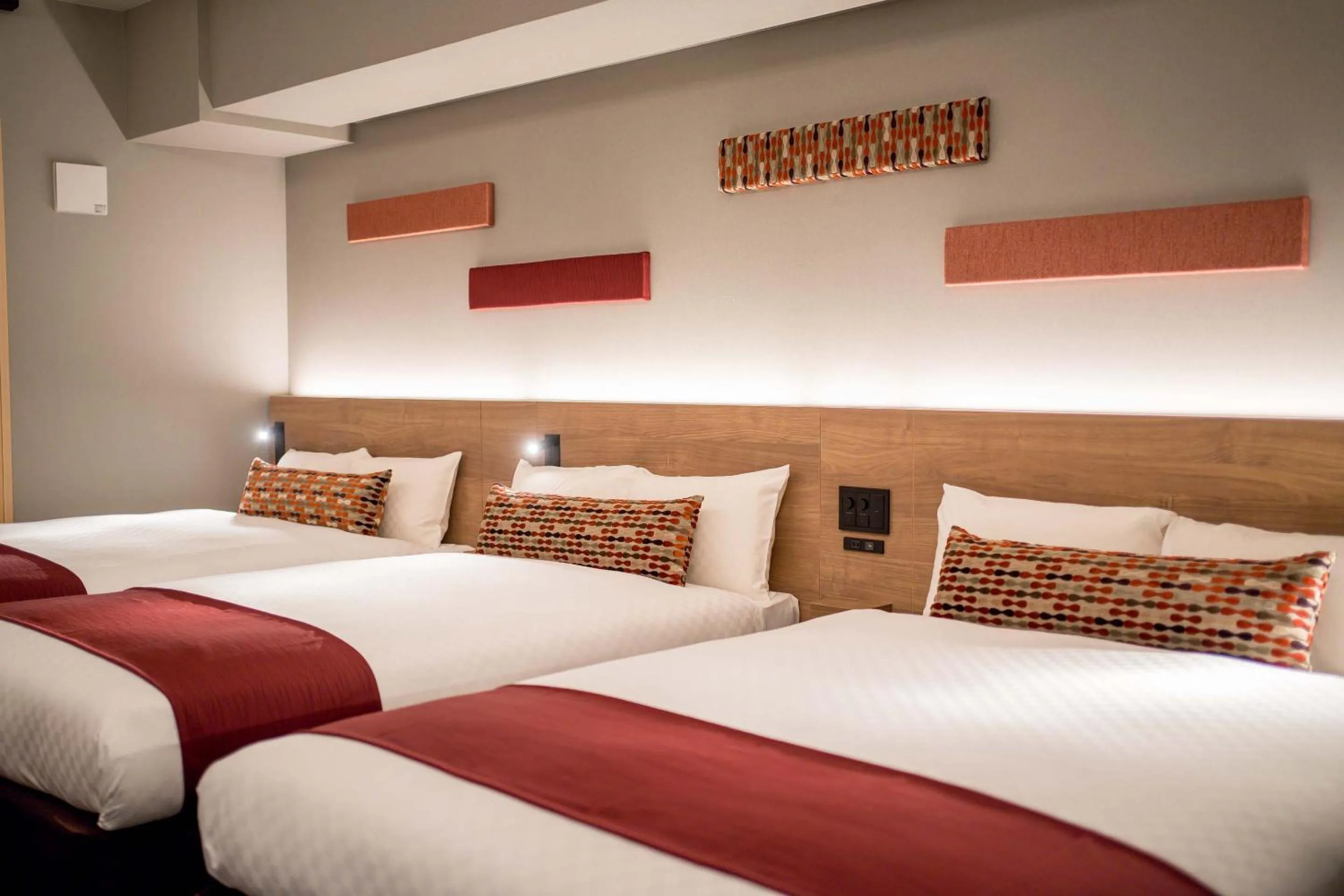 Bed in RESI STAY Hotel Sun Chlorella