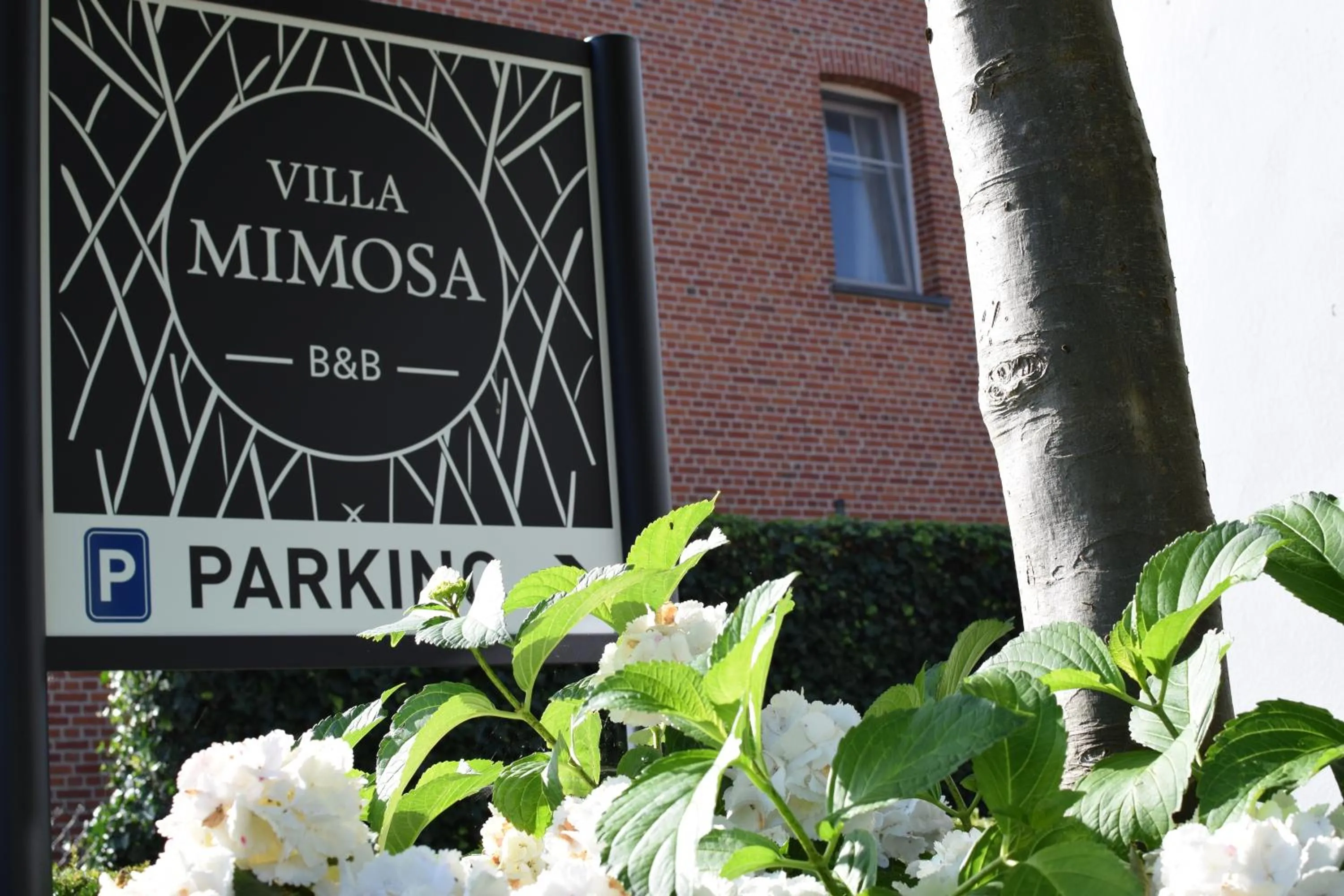 Facade/entrance in B&B Villa Mimosa