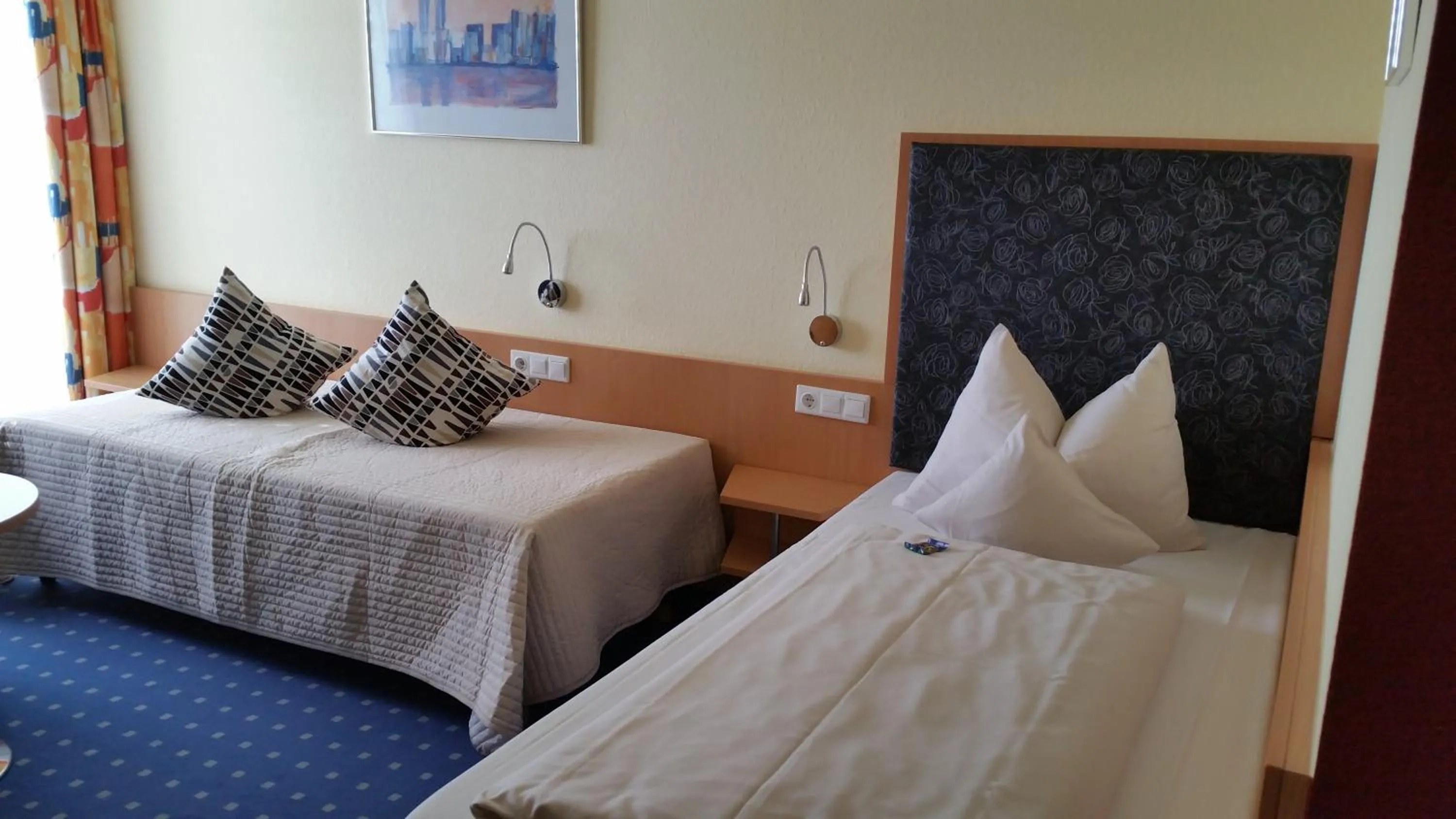 Decorative detail, Bed in Hotel Ifen