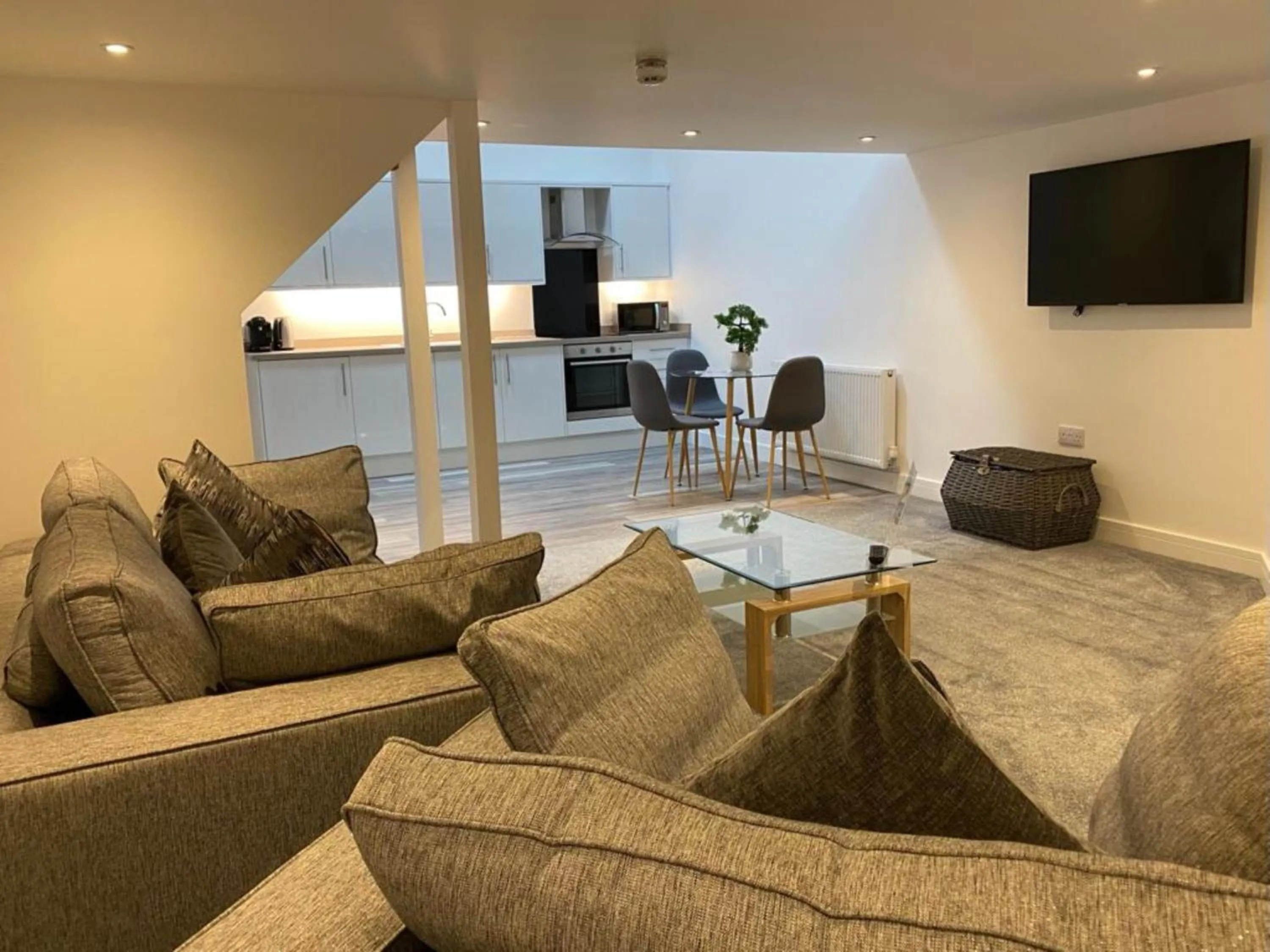 Living room in King Street Serviced Apartments