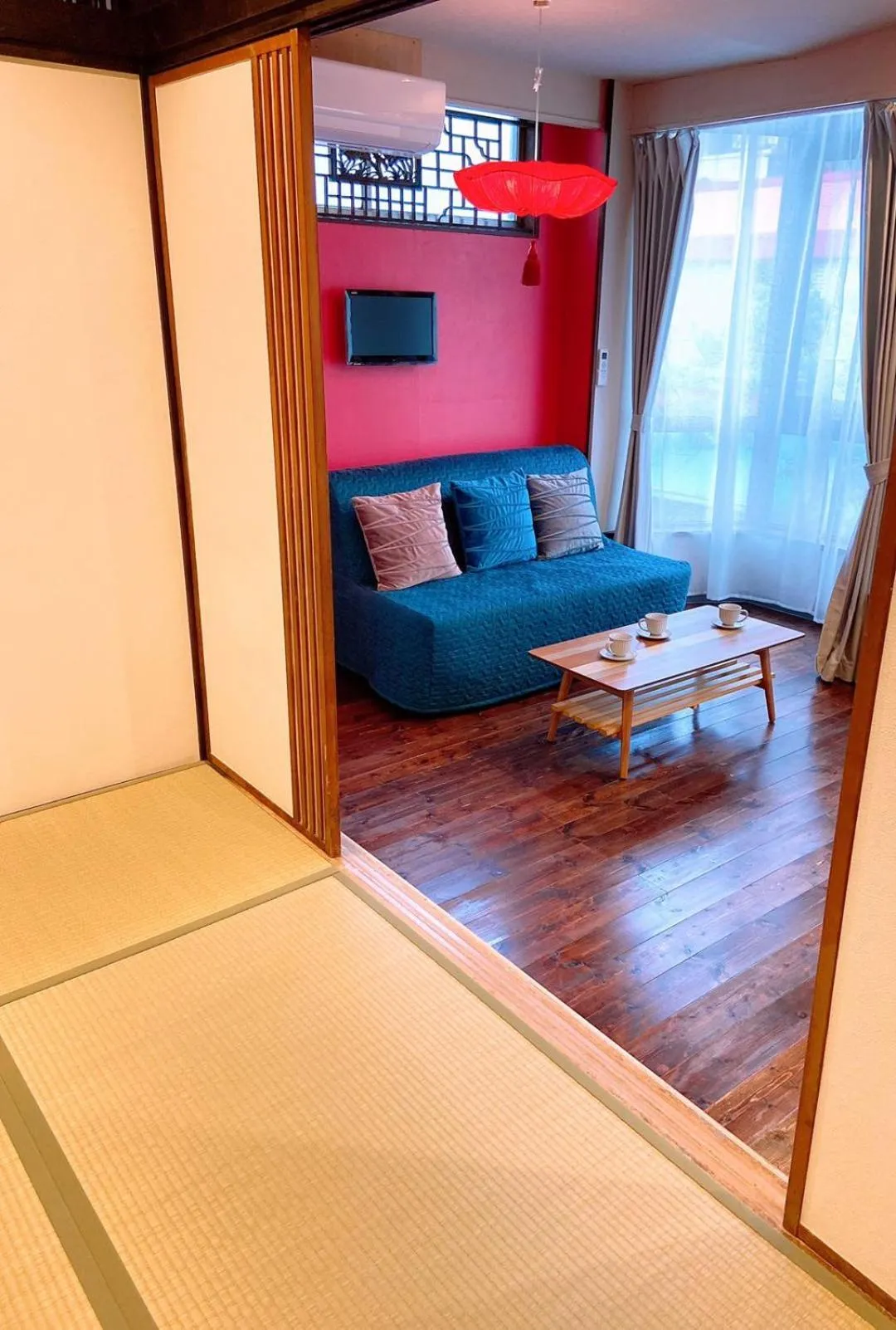 Living room in Room Inn Shanghai 横浜中華街 Room3