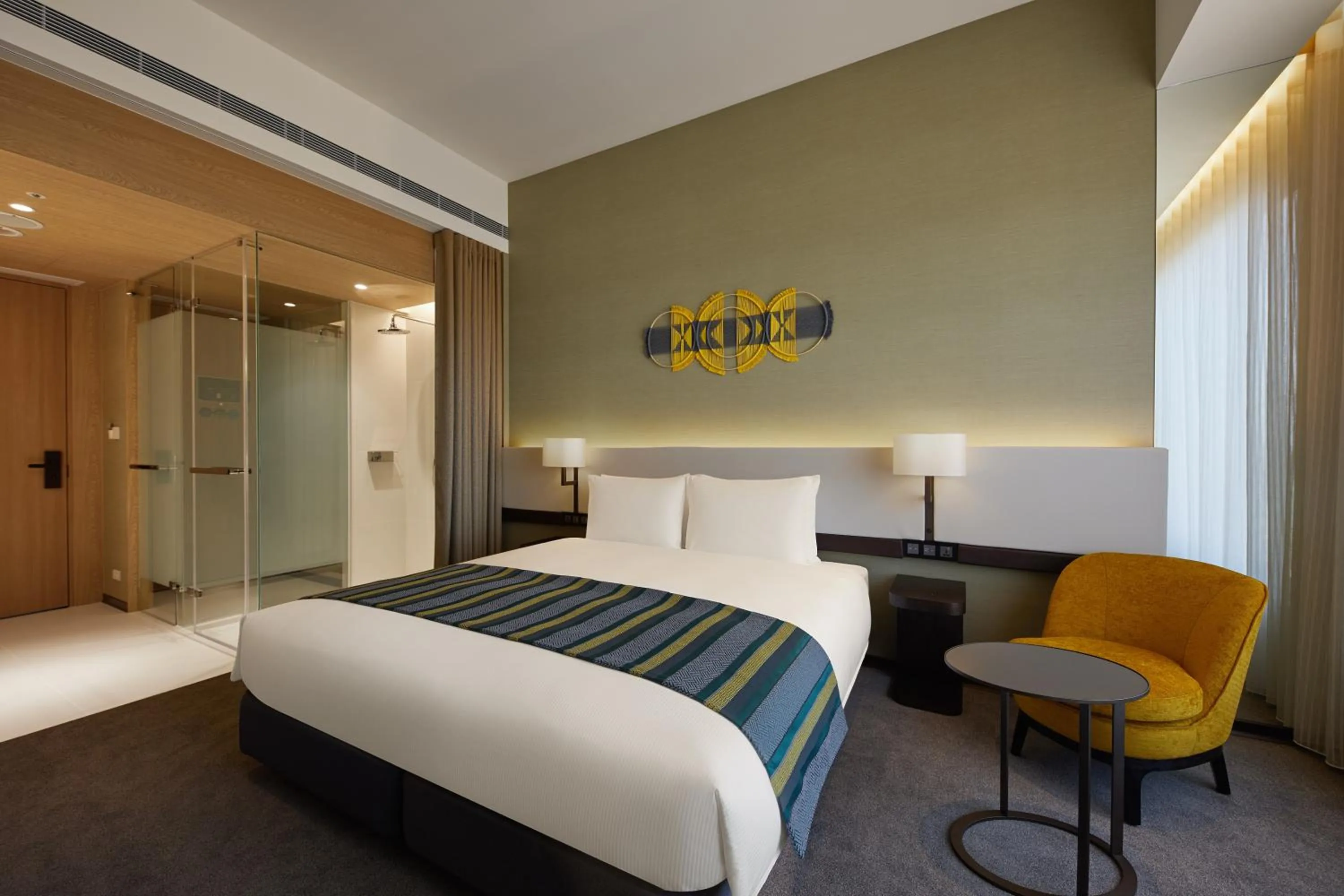 Bed in MGH Mitsui Garden Hotel Taipei Zhongxiao