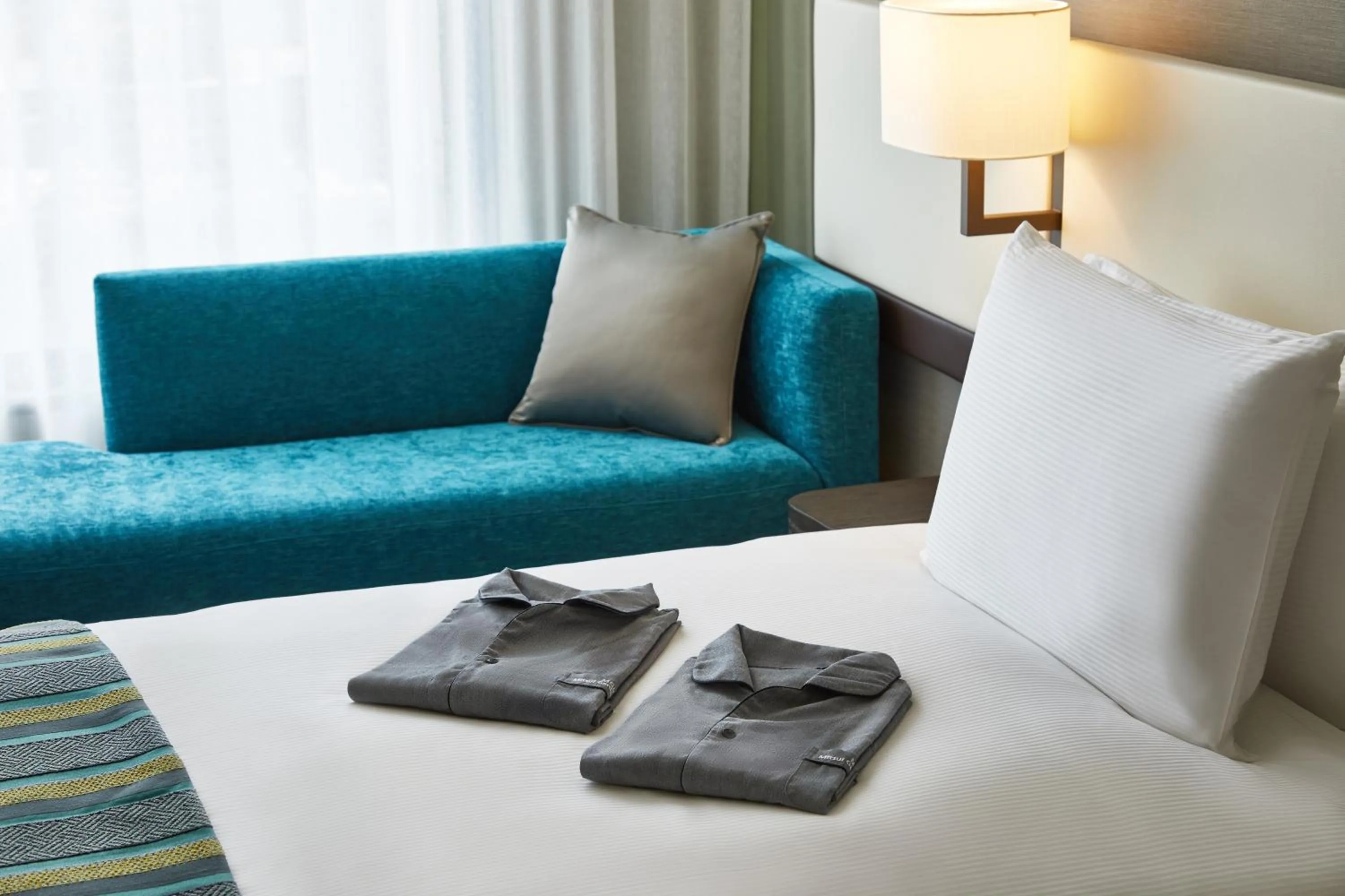 Decorative detail, Bed in MGH Mitsui Garden Hotel Taipei Zhongxiao