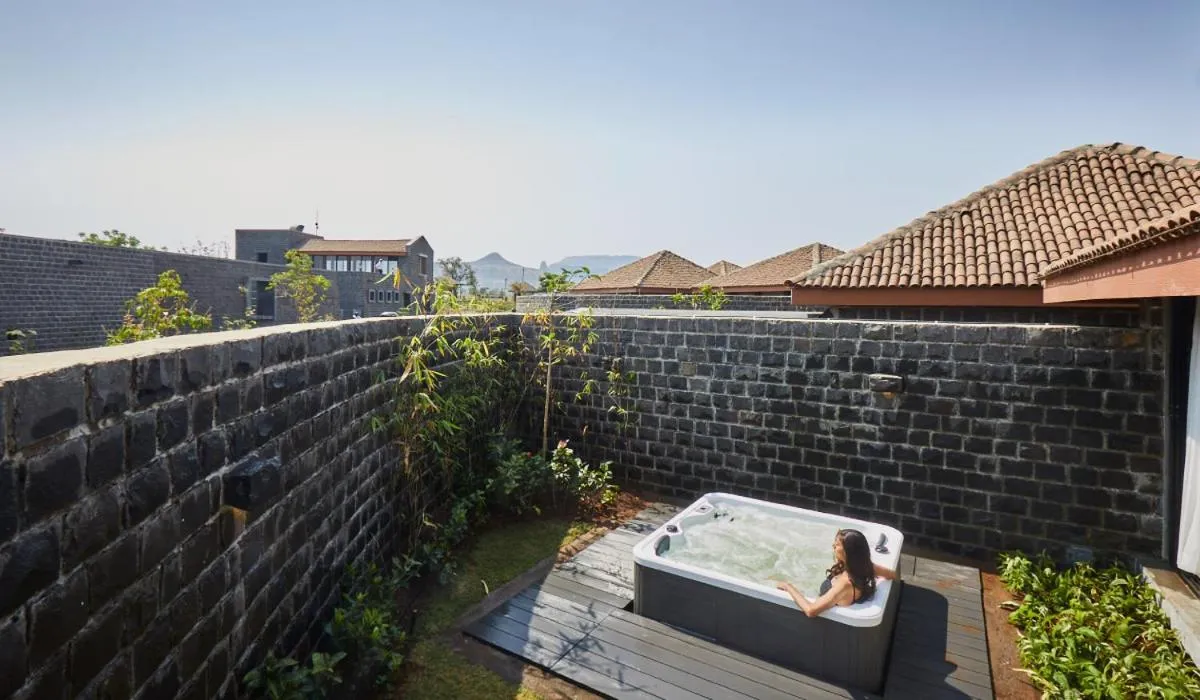 Open Air Bath in Viveda Wellness Resort