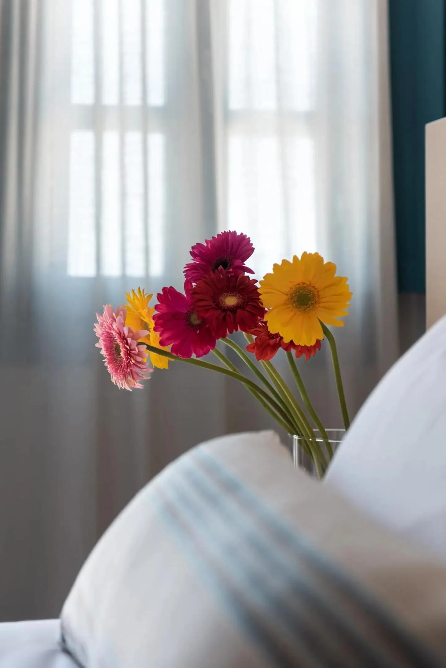 Decorative detail, Bed in Aeifos Boutique Hotel