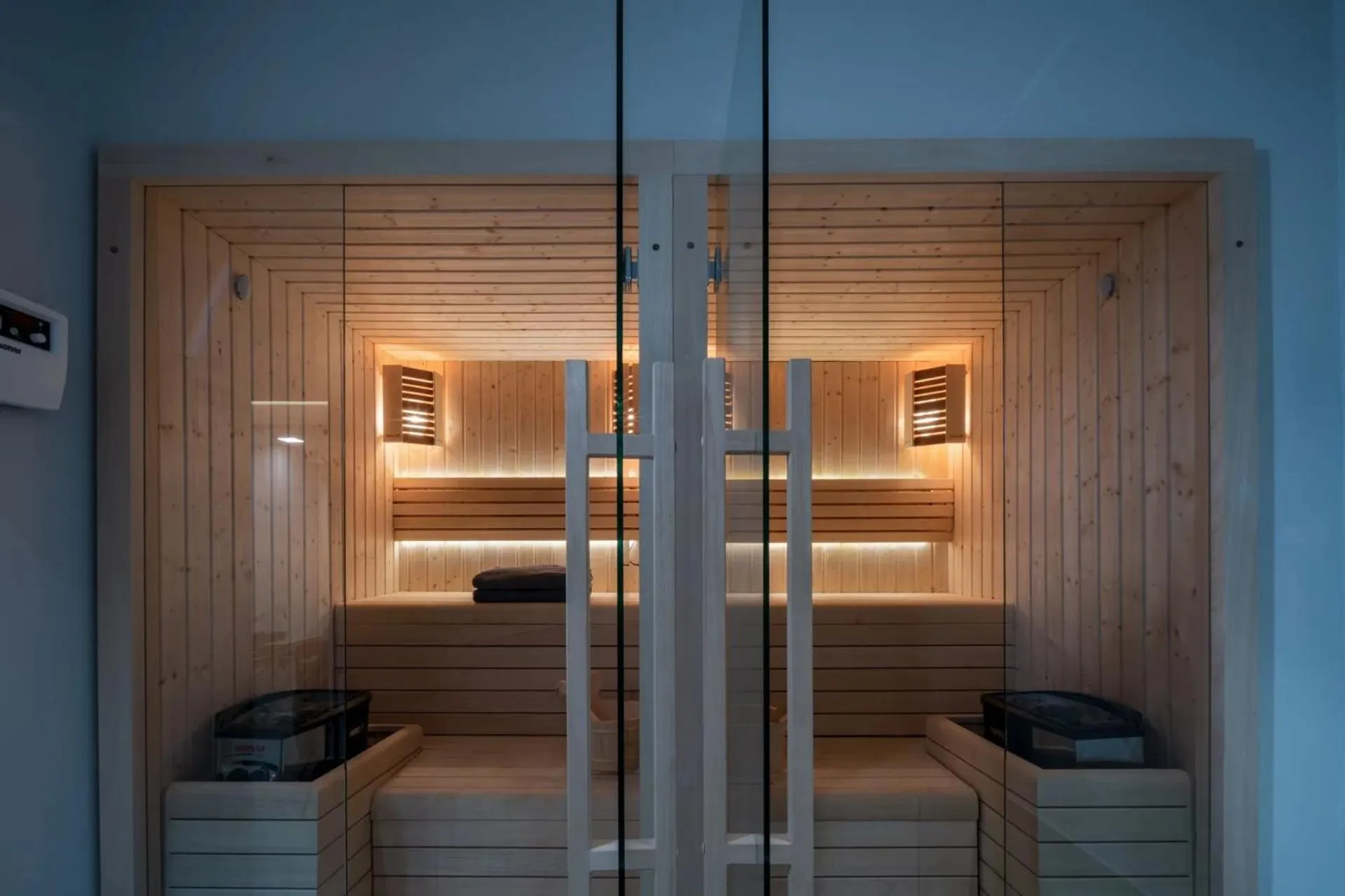 Sauna, Bed in Aeifos Boutique Hotel